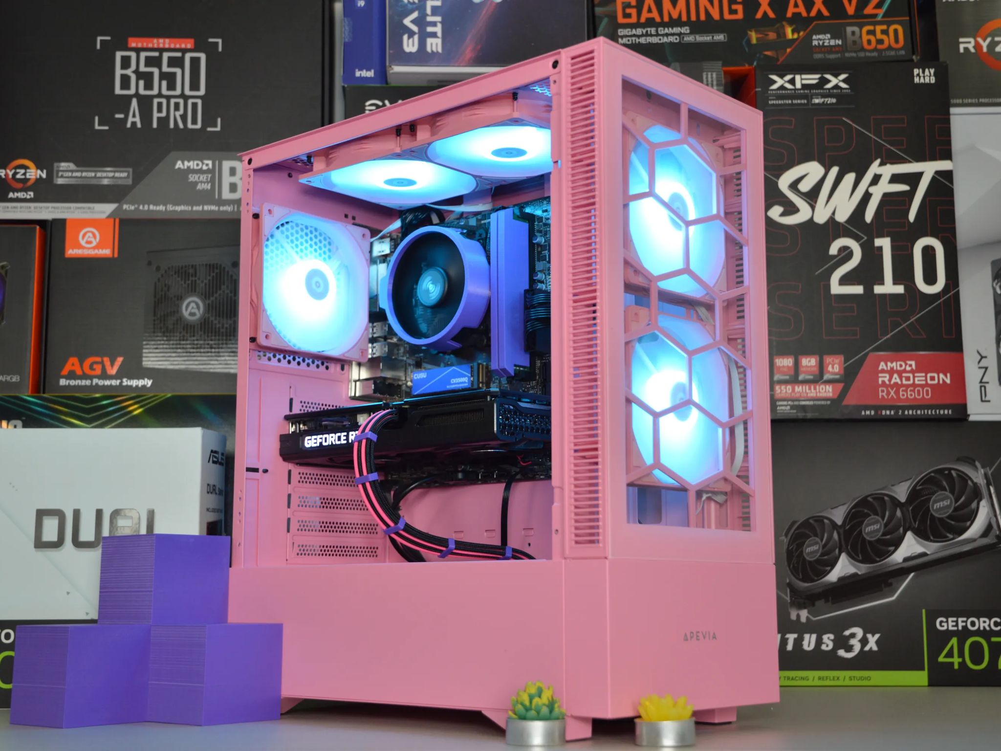 💖Be My Valentine💜| RTX 3050 8GB | RYZEN 5 4600G | 16GB DDR4 RAM | 1TB NVME SSD |