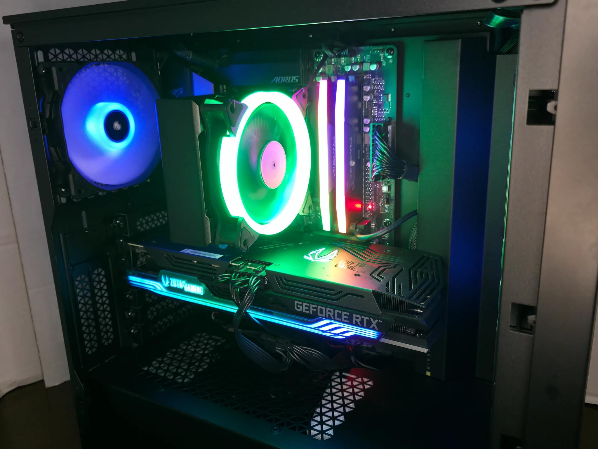 Mid Range Black 9600X 3070TI Gaming PC