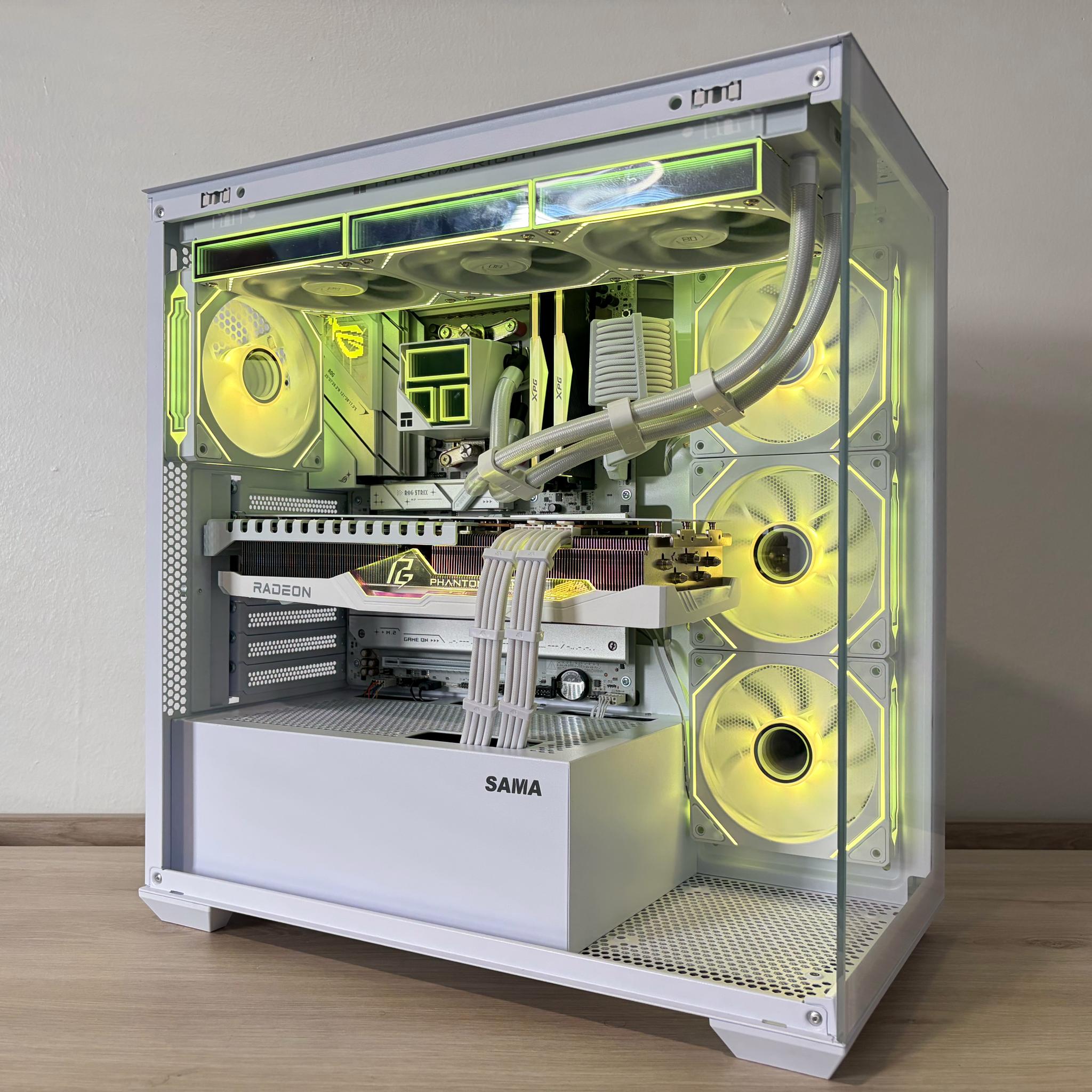 ❄️🐻‍❄️⚪Artic⚪AMD RX 7900 XT 20GB⚪AMD Ryzen 5 9600x⚪32GB DDR5⚪1TB NVME