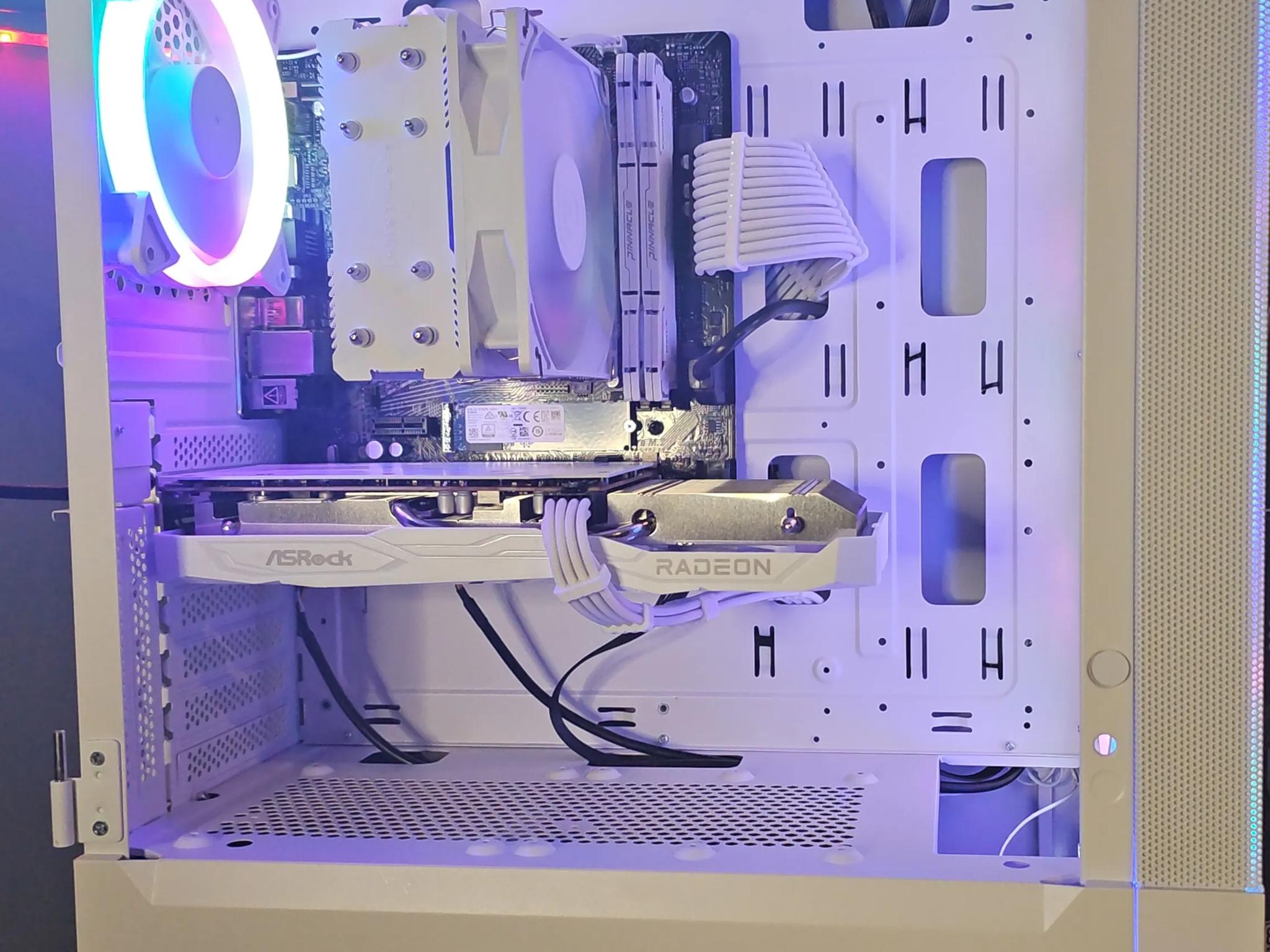 ❄️Snowflake❄️ Ryzen 5/ RX 6600 / All White Gaming PC 🔥
