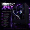 ⚫️"Midnight Apex"⚫️| 4K Gaming | RTX 4070 Ti | Ryzen 9 5950X | 32 Ram | 1TB Samsung 980 Pro