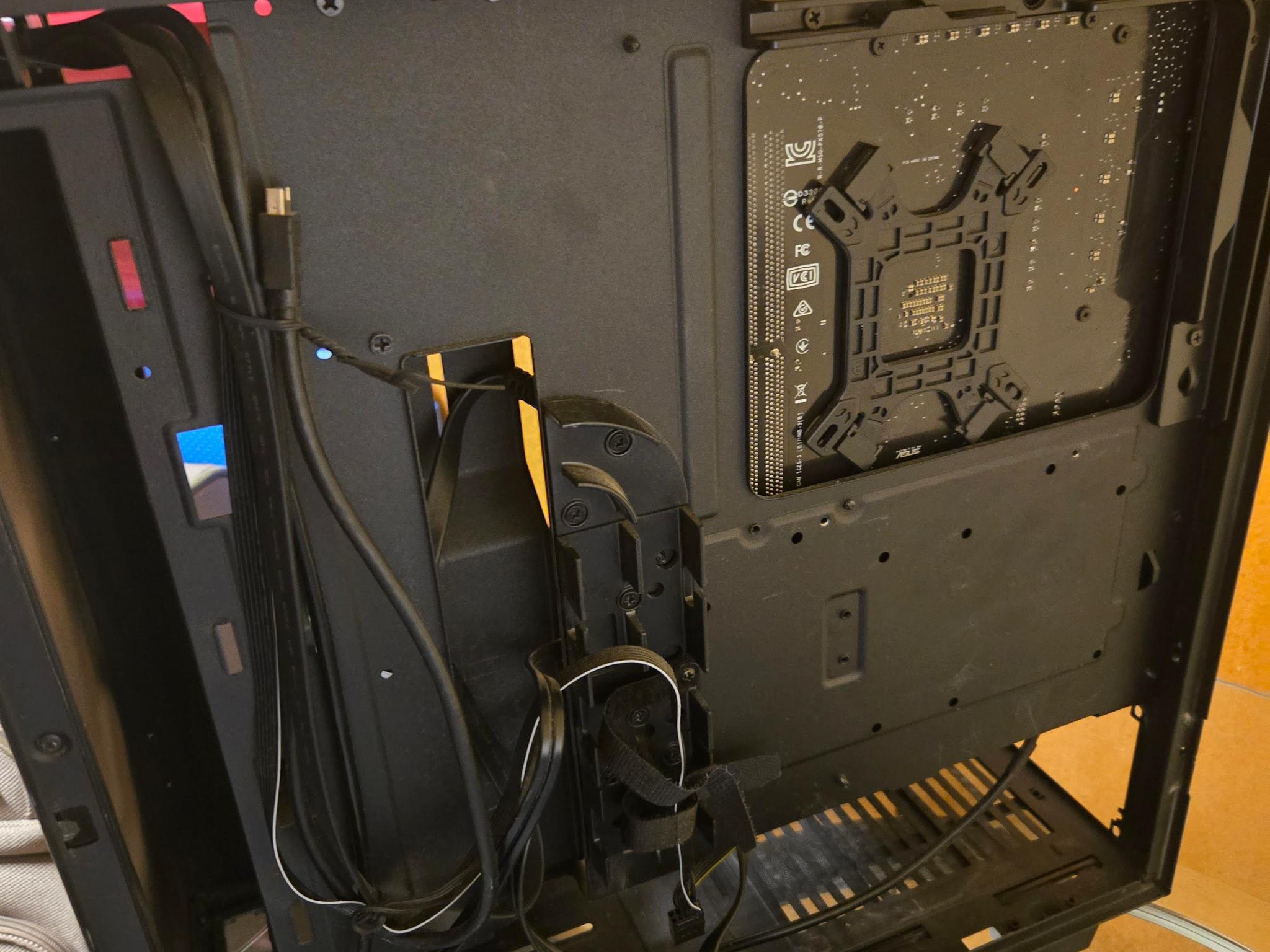 Custom Gaming PC Build half build