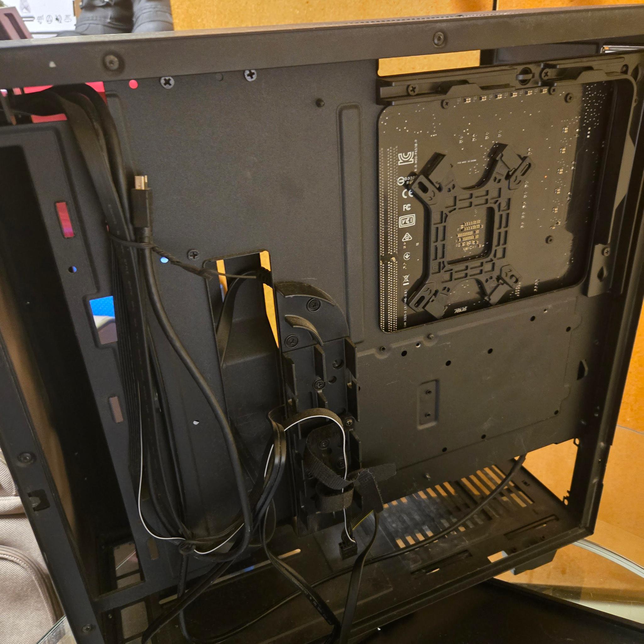 Custom Gaming PC Build half build