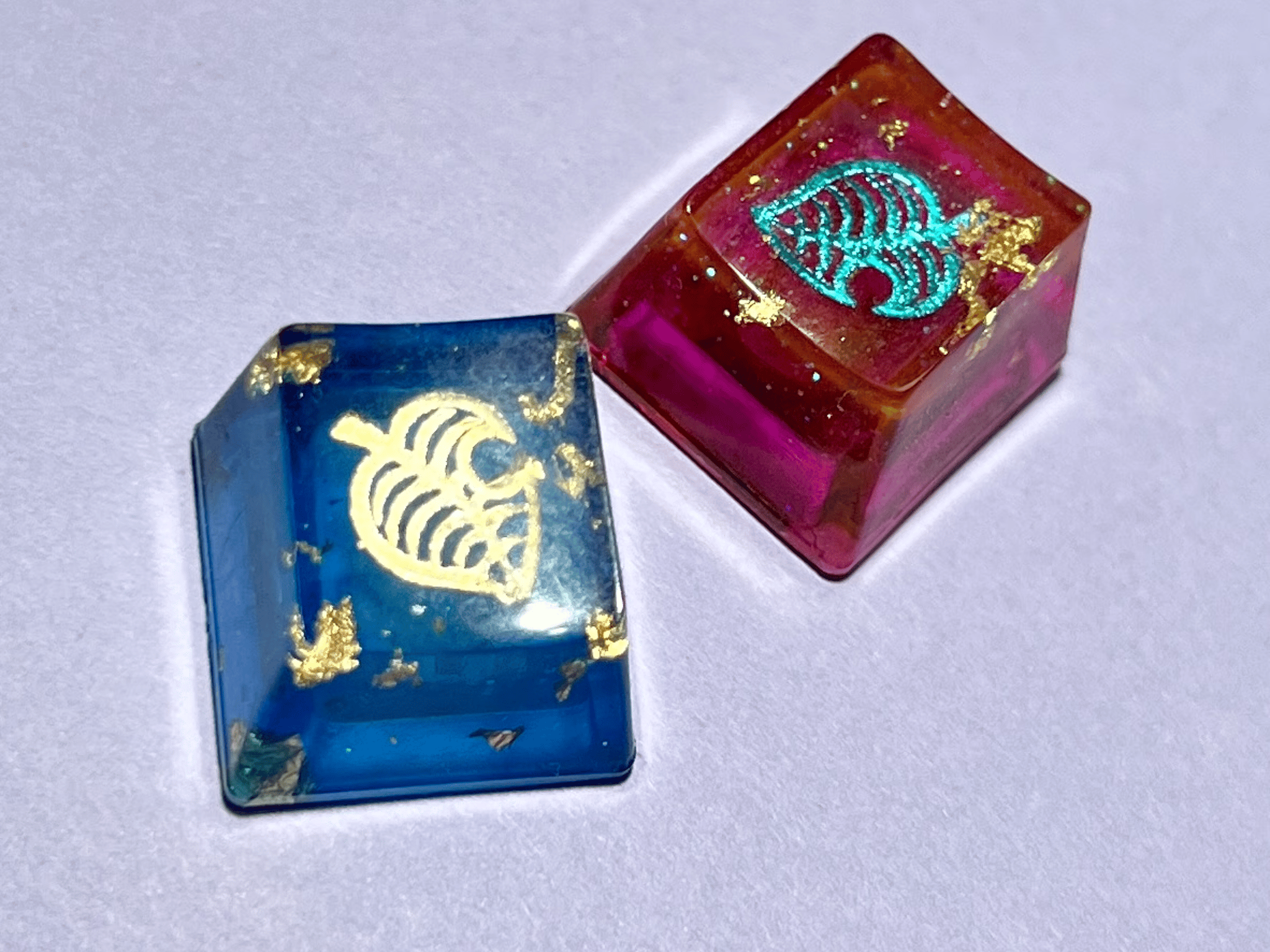 DOLLAR KEYCAPS s2 - Animal Crossing Leafy