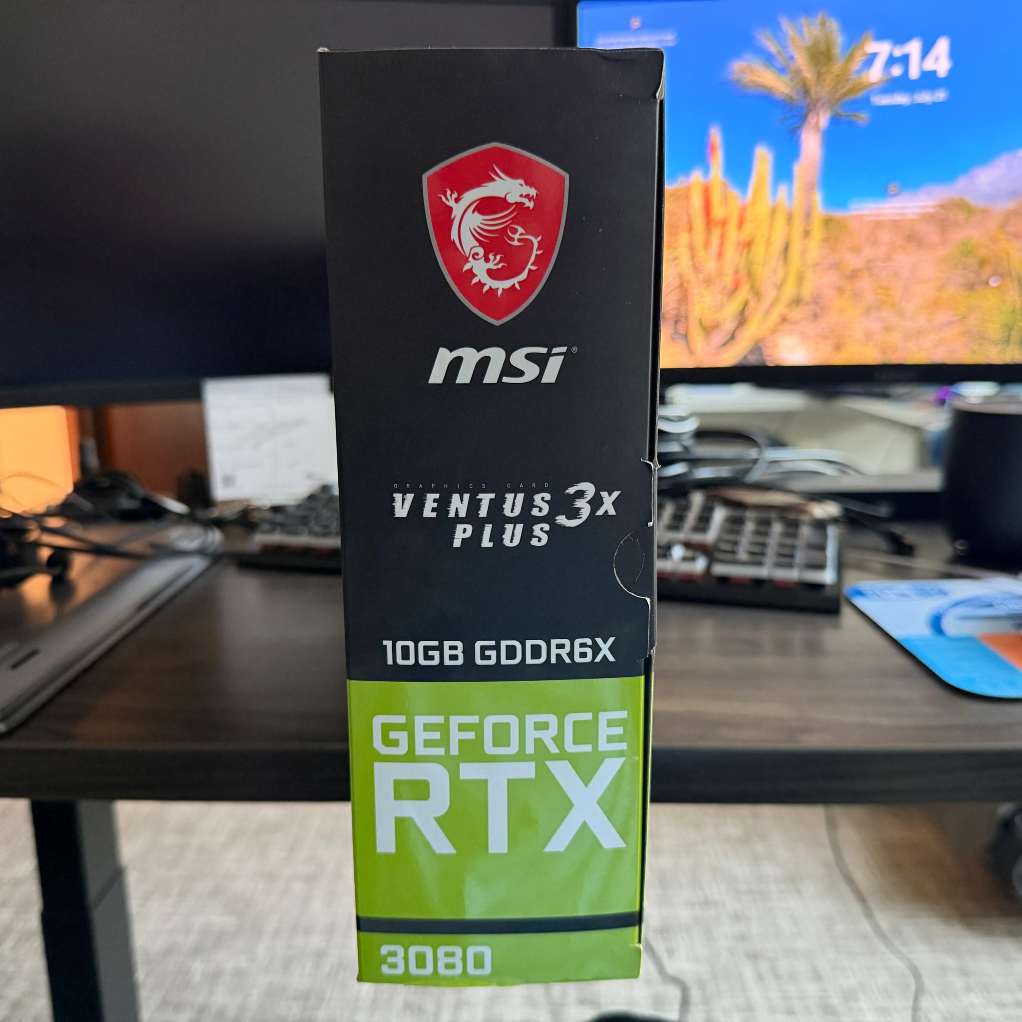 MSI VENTUS 3X PLUS OC GeForce RTX 3080 10GB LHR