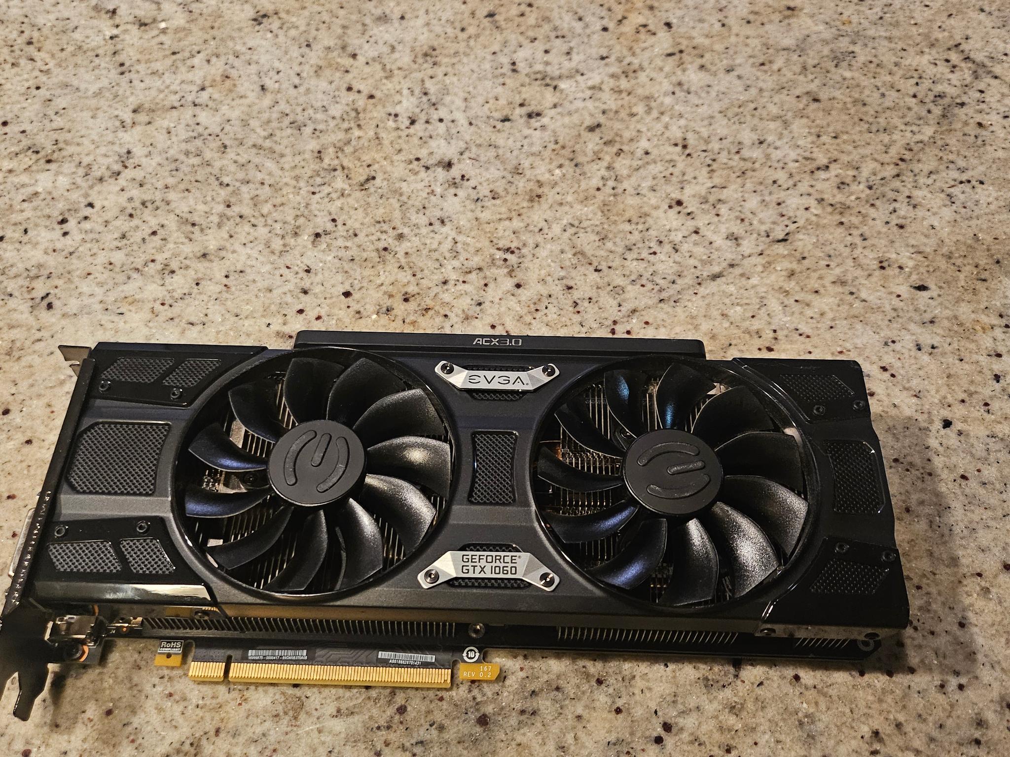 EVGA Nvidia GeForce GTX 1060 6GB + Original Box
