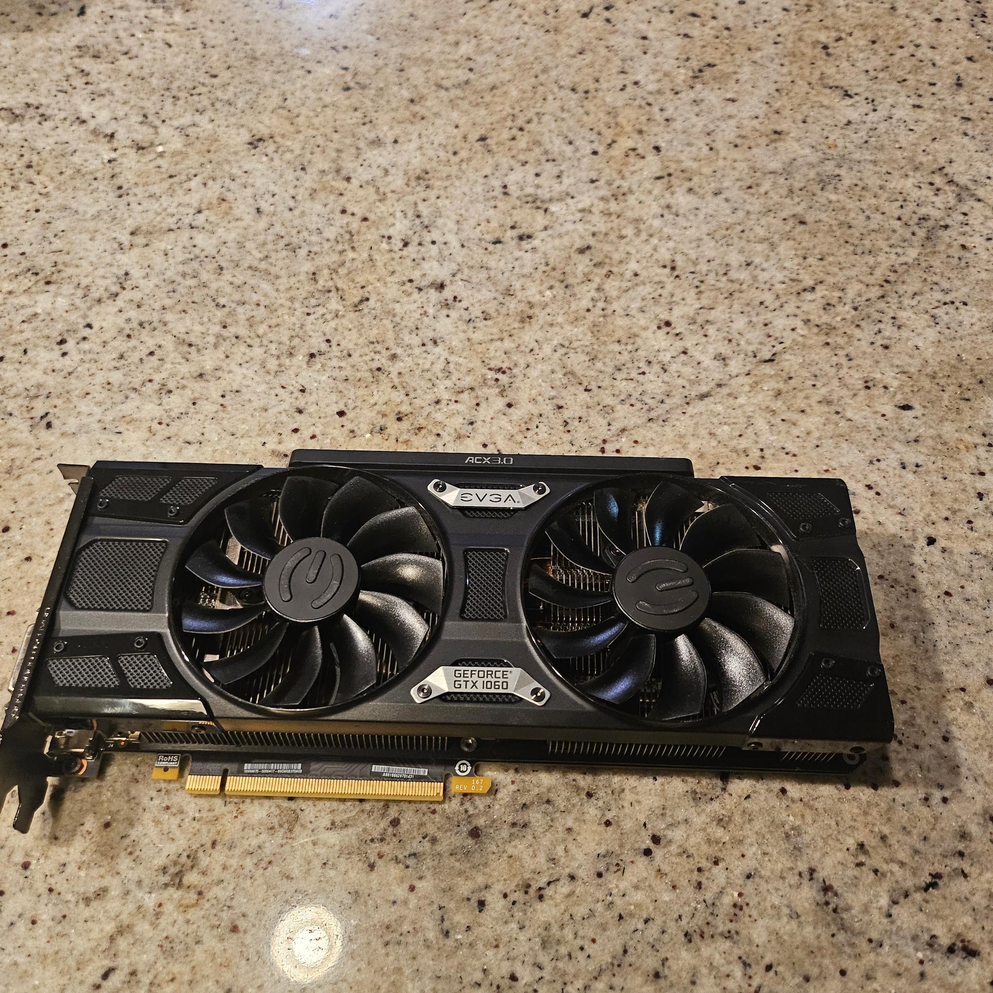 EVGA Nvidia GeForce GTX 1060 6GB + Original Box