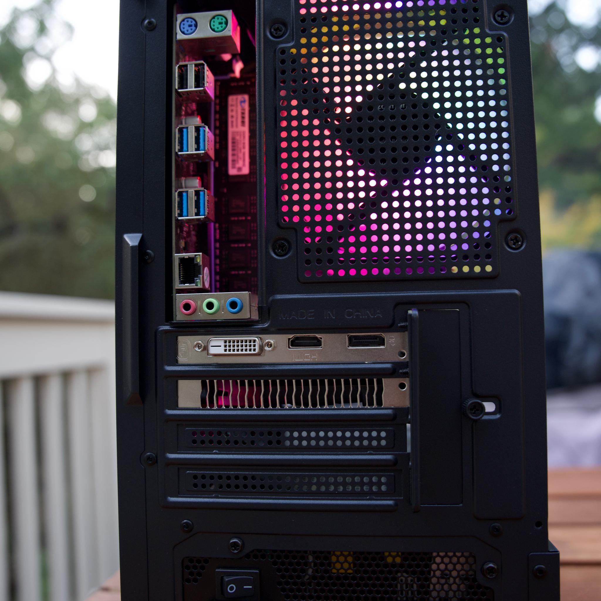🔥 Budget RGB Gaming PC – Windows 10 Pro | Xeon E5 | 16GB RAM | RX 550 | 240GB SSD 🚀