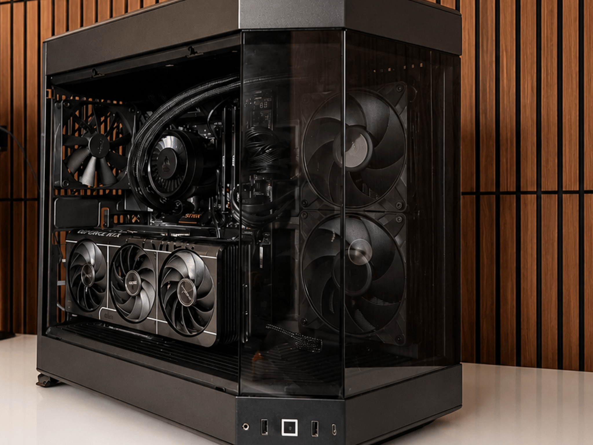 ALL Black V4 | RTX 5070| Ryzen 9 7900x | 32GB DDR5 | 1TB NVME | GOLD PSU | Windows 11 | WIFI