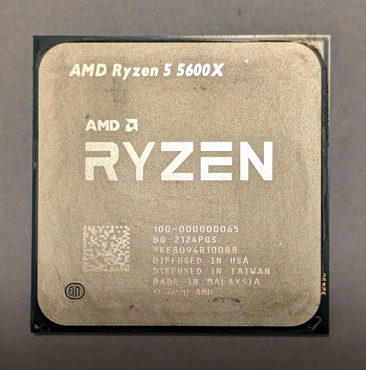 AMD Ryzen 5 5600X AM4 6-Core Processor