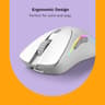 Glorious Gaming - D 2 Wireless Ergonomic Mouse, Superlight 66g (White)