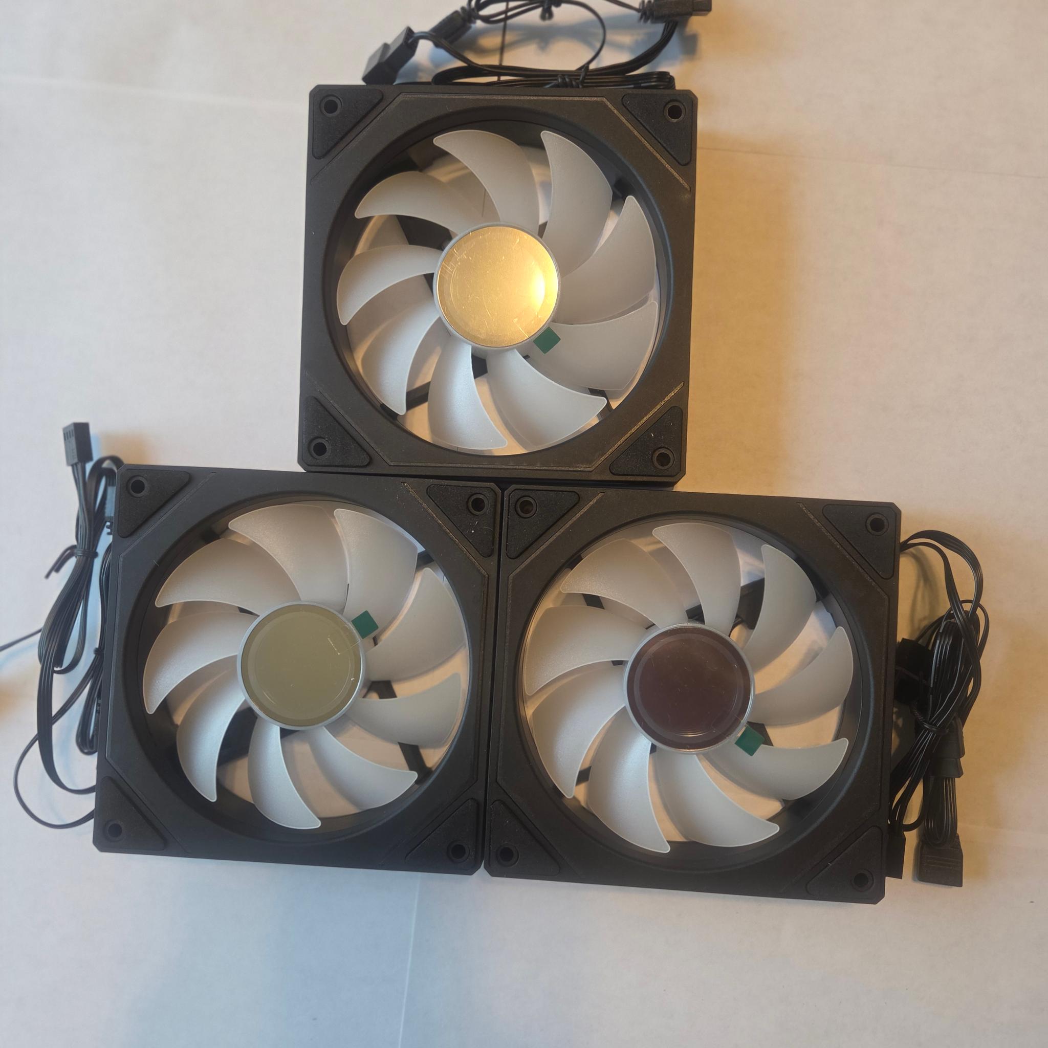 Teucer Infinite Mirror / Prism 4Pro 120mm Fan 3 Pack Black