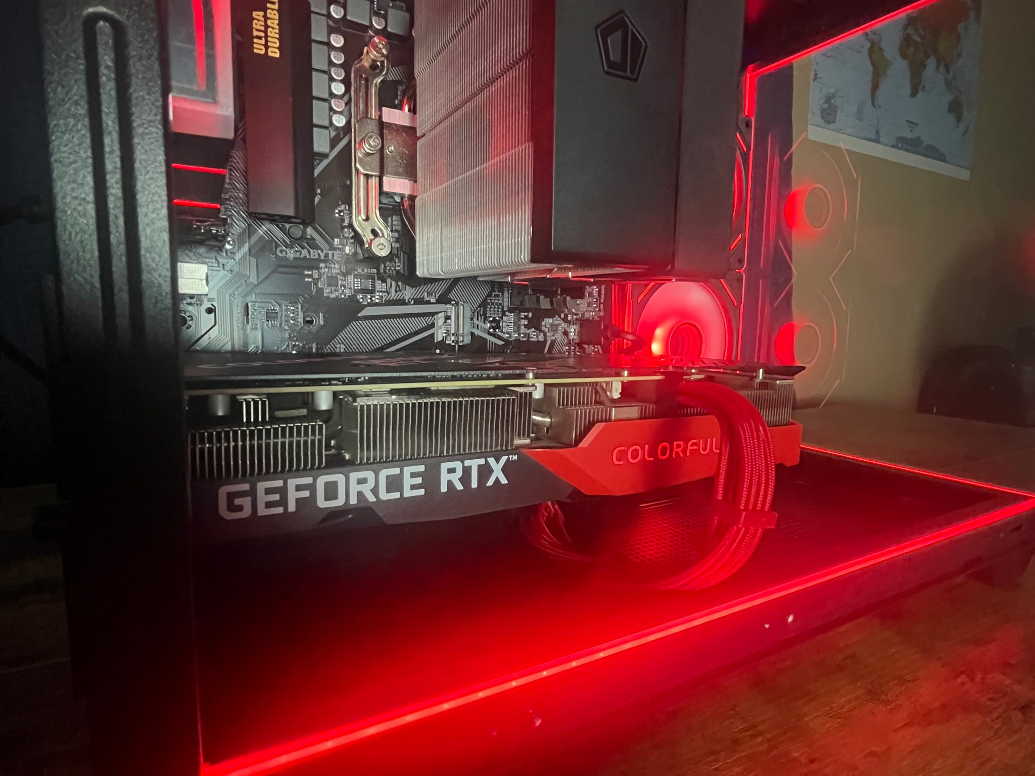 🖤❤️Crimson Forest Gaming PC❤️🖤RTX 3060TI🖤❤️Ryzen 5 5500❤️🖤32GB DDR4🖤❤️1TB NVME SSD❤️🖤