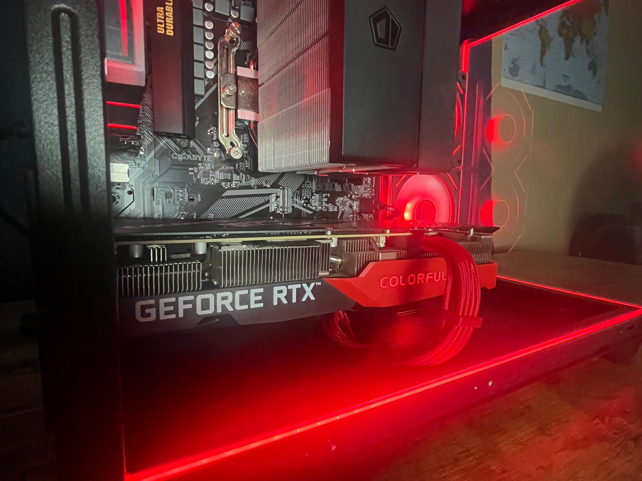 🖤❤️Crimson Forest Gaming PC❤️🖤RTX 3060TI🖤❤️Ryzen 5 5500❤️🖤32GB DDR4🖤❤️1TB NVME SSD❤️🖤