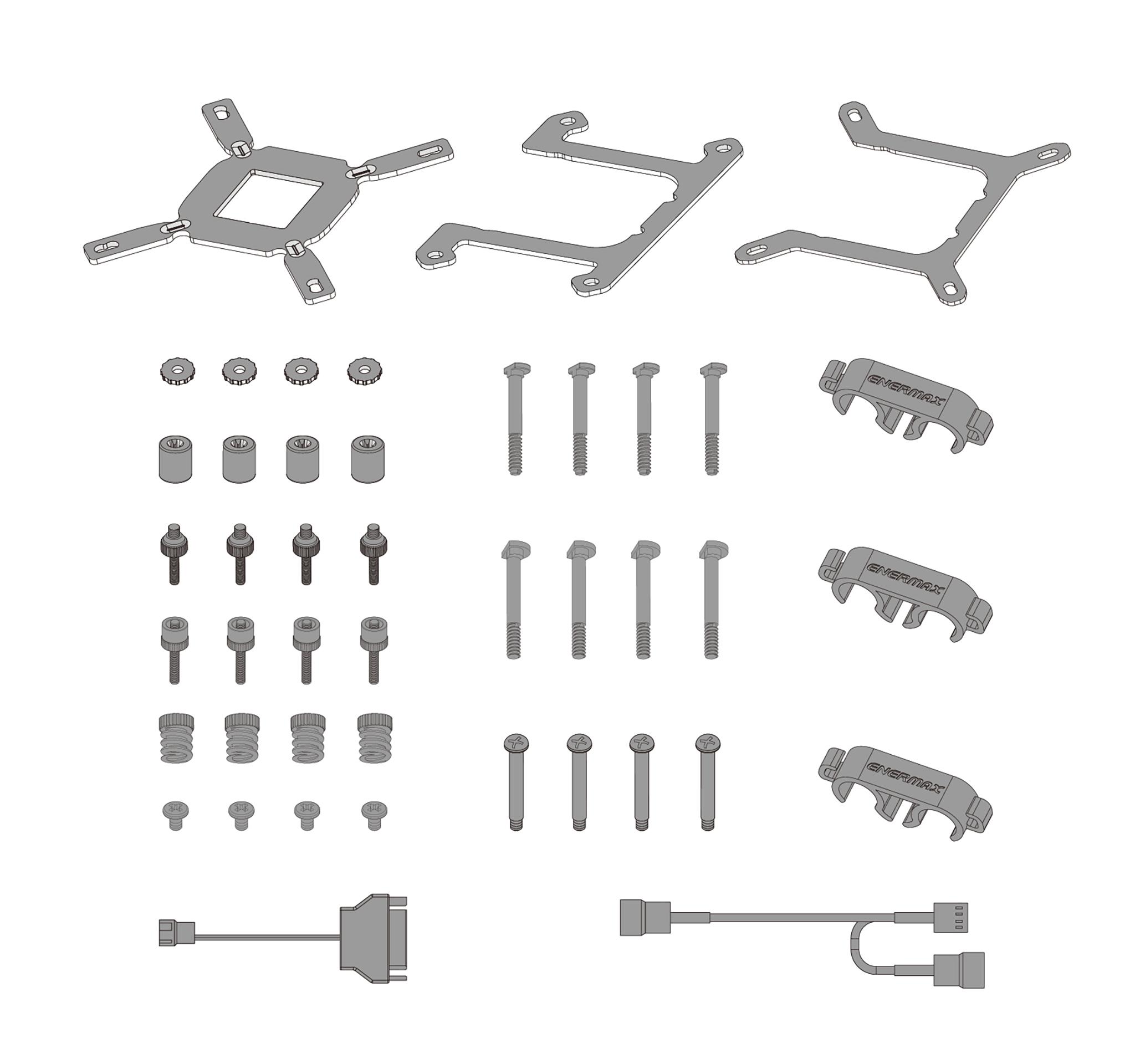 ENERMAX LIQMAXFLO SR 360 ARGB AIO CPU Liquid Cooler - 60mm VRM Fan up to 3000 RPM - 370W TDP