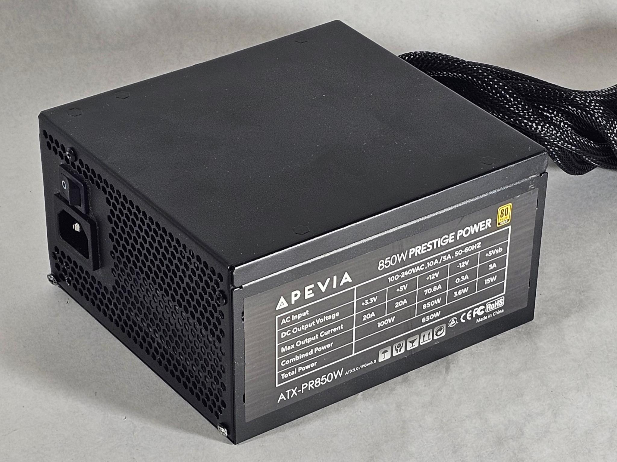 850 Watt PSU Apevia Prestige Power ATX-PR850W 850W Power Supply