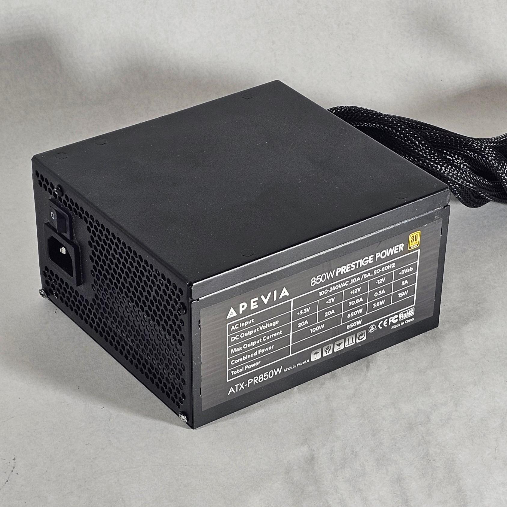 850 Watt PSU Apevia Prestige Power ATX-PR850W 850W Power Supply