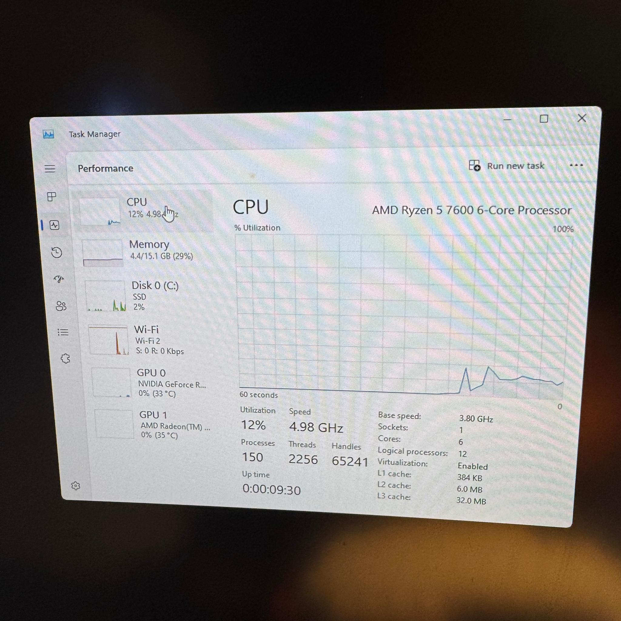 Gaming PC RTX 4060 Ryzen 7600 DDR5 read* no ram or nvme