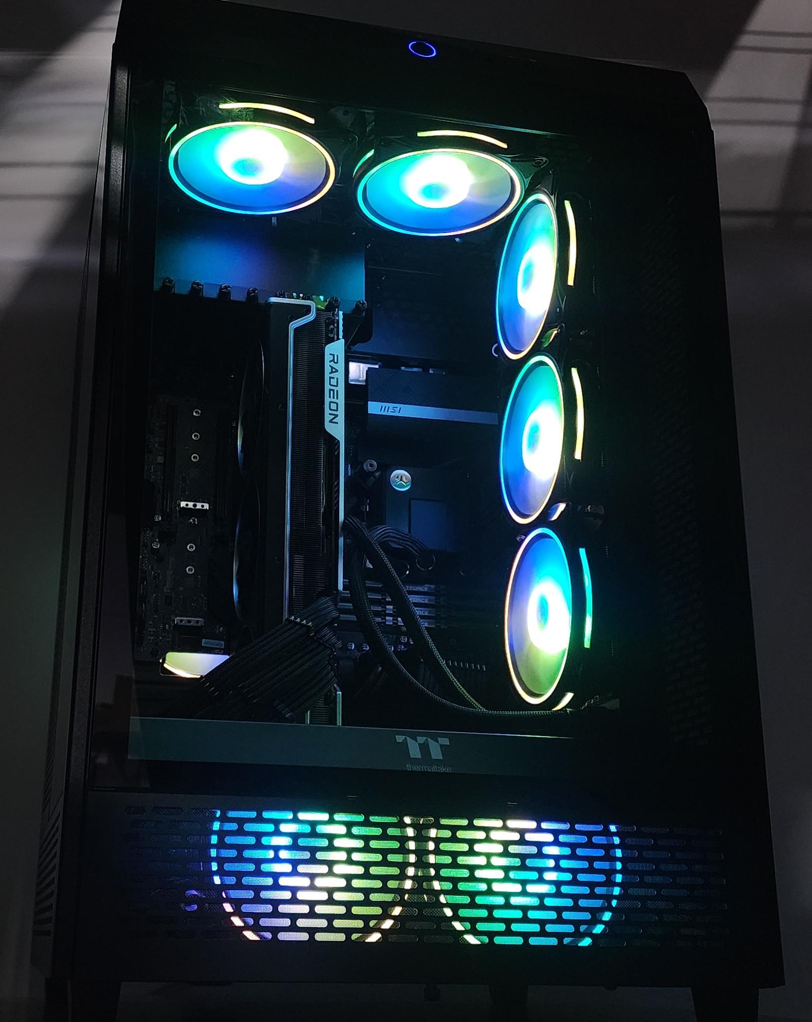 Gaming PC i9-14900K 32GB RAM 1TB SSD RX 7900 XTX 24GB Windows 11 Computer