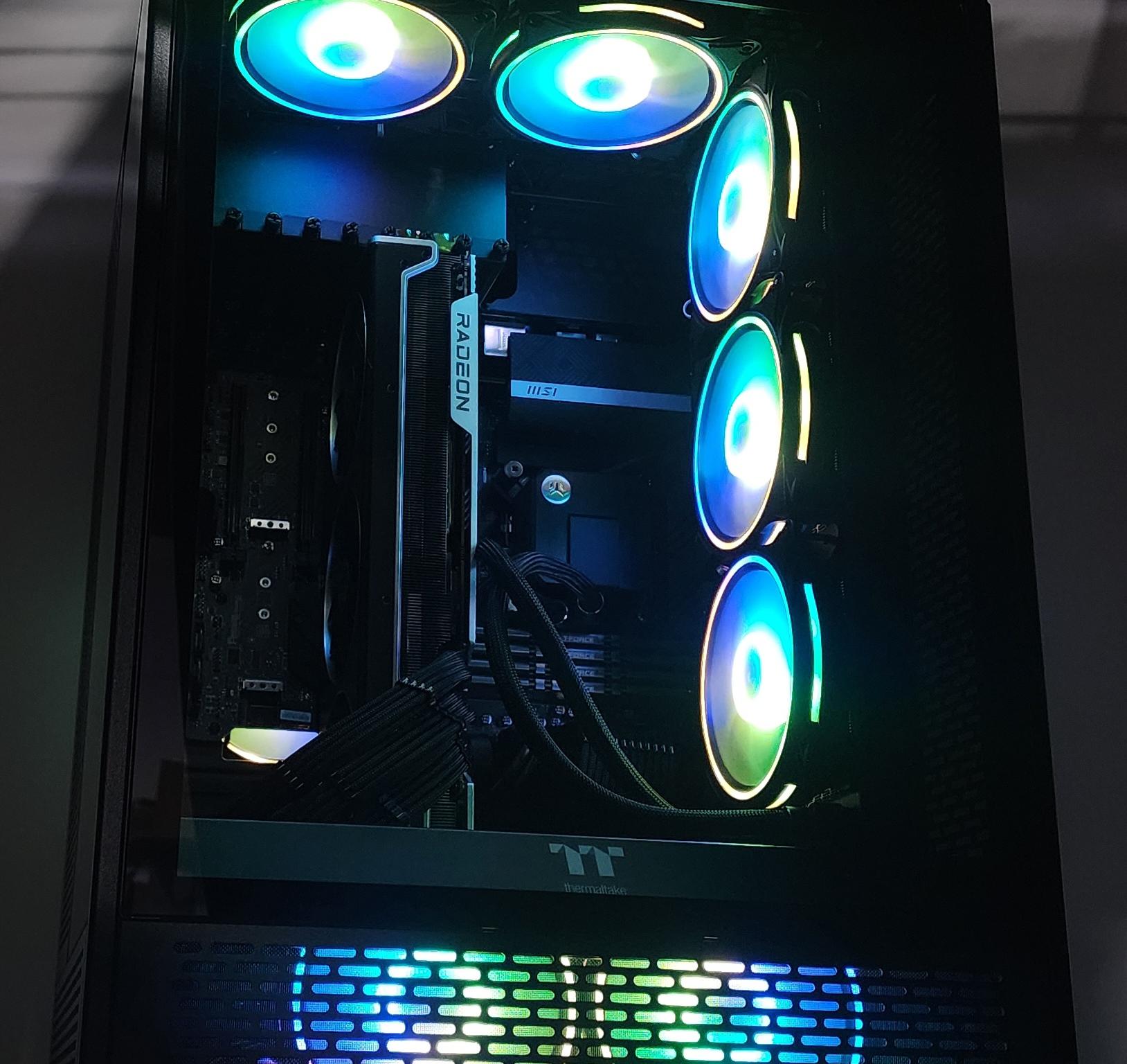 Gaming PC i9-14900K 32GB RAM 1TB SSD RX 7900 XTX 24GB Windows 11 Computer