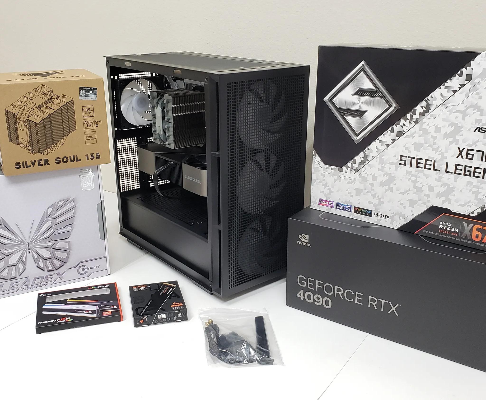 PC on Sale! Ryzen 7 7800X3D, RTX 4090, 64GB-DDR5 6000, 4TB SSD NVMe, 1000W PSU