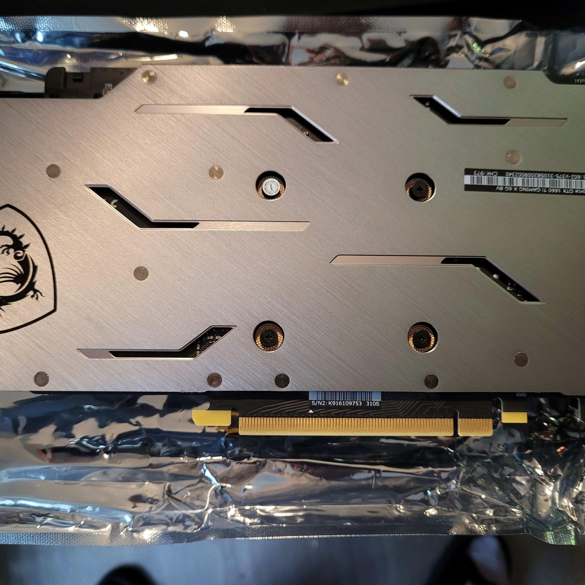 Brand New! MSI GeForce GTX 1660 Ti 6 GB GAMING X Video Card 