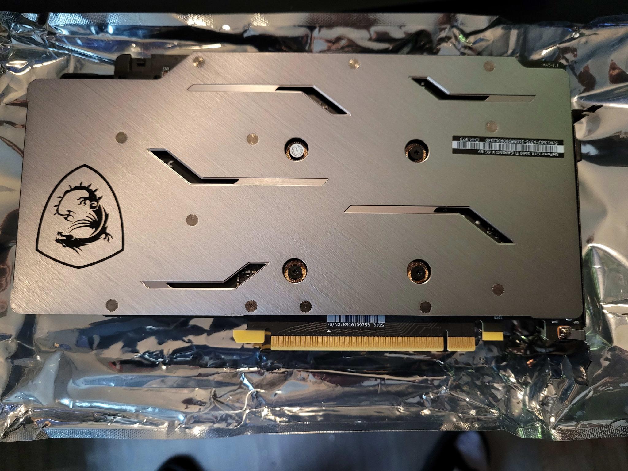 Brand New! MSI GeForce GTX 1660 Ti 6 GB GAMING X Video Card 