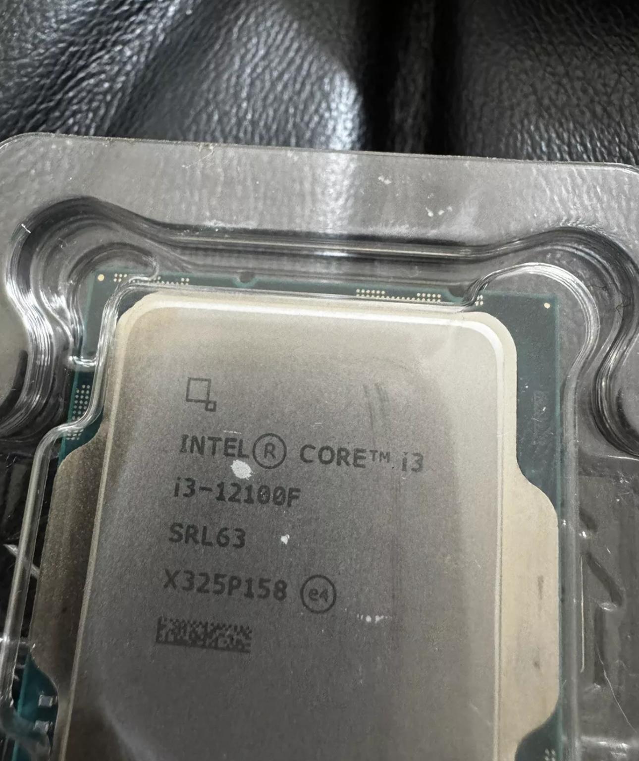 Intel Core i3-12100F CPU Processor 3.3/4.3 GHz Quad Core LGA1700