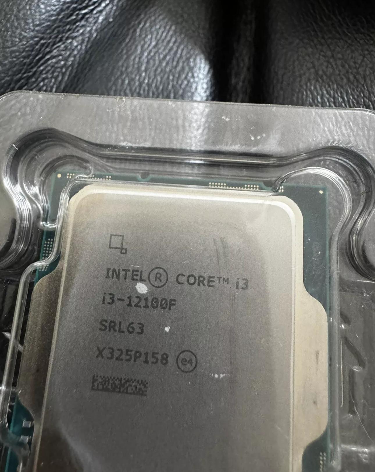 Intel Core i3-12100F CPU Processor 3.3/4.3 GHz Quad Core LGA1700