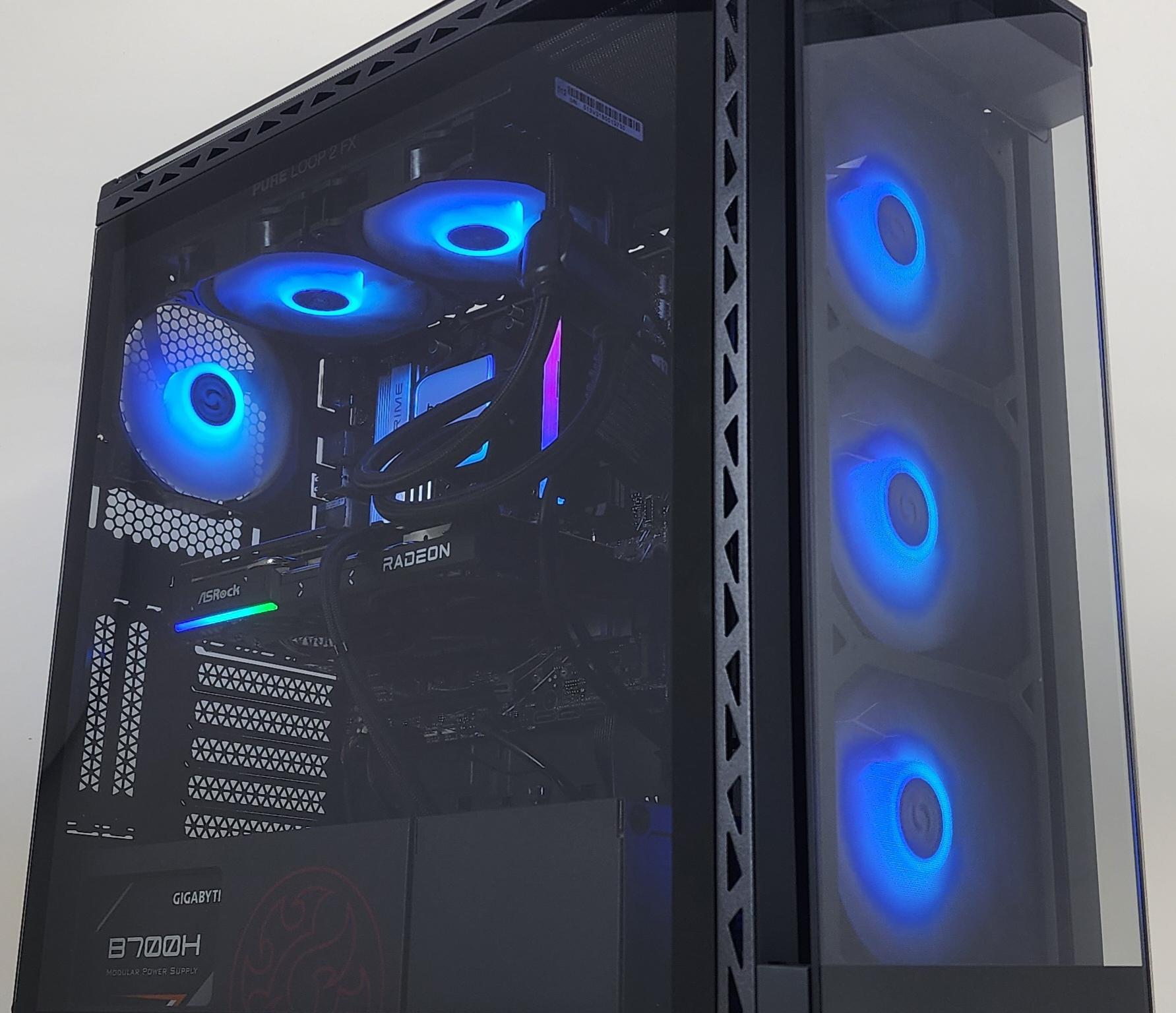 Gaming PC Ryzen 7 9700X 16GB RAM 1TB SSD RX 9060 XT 16GB Windows 11 Computer