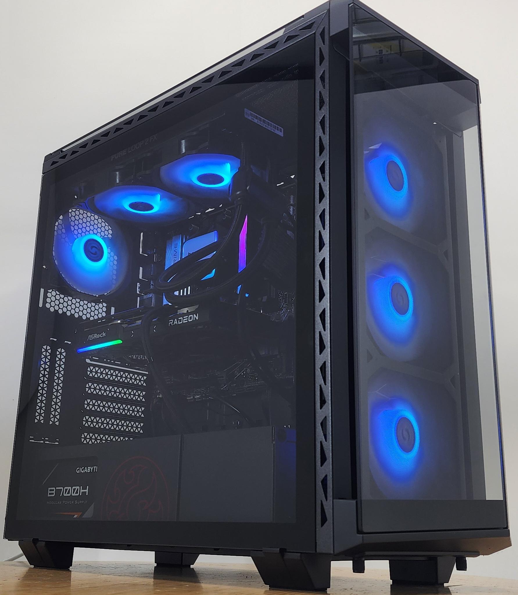 Gaming PC Ryzen 7 9700X 16GB RAM 1TB SSD RX 9060 XT 16GB Windows 11 Computer