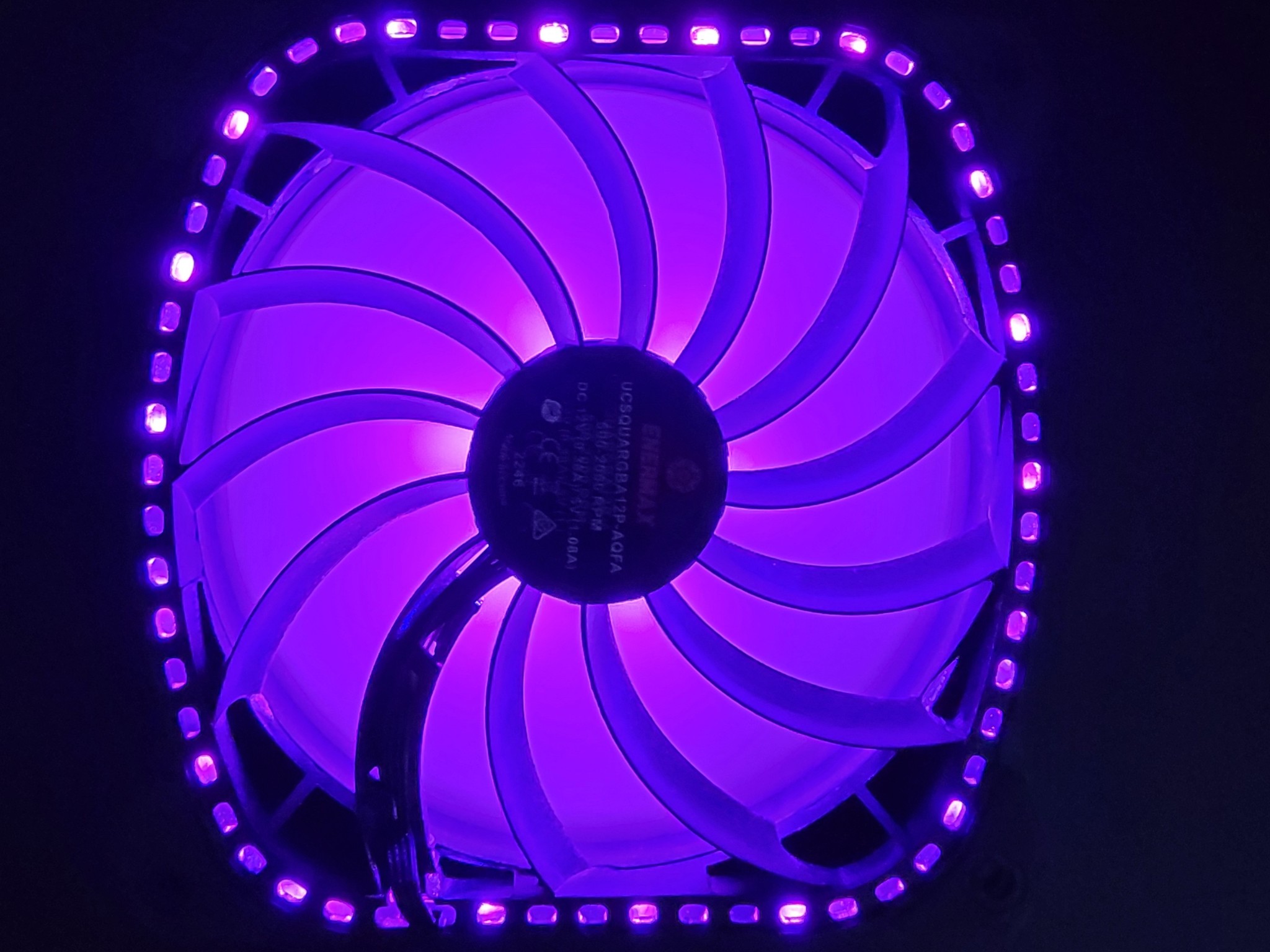 Enermax SquA RGB ADV 120mm ARGB PWM Fans – Full Working Set x12