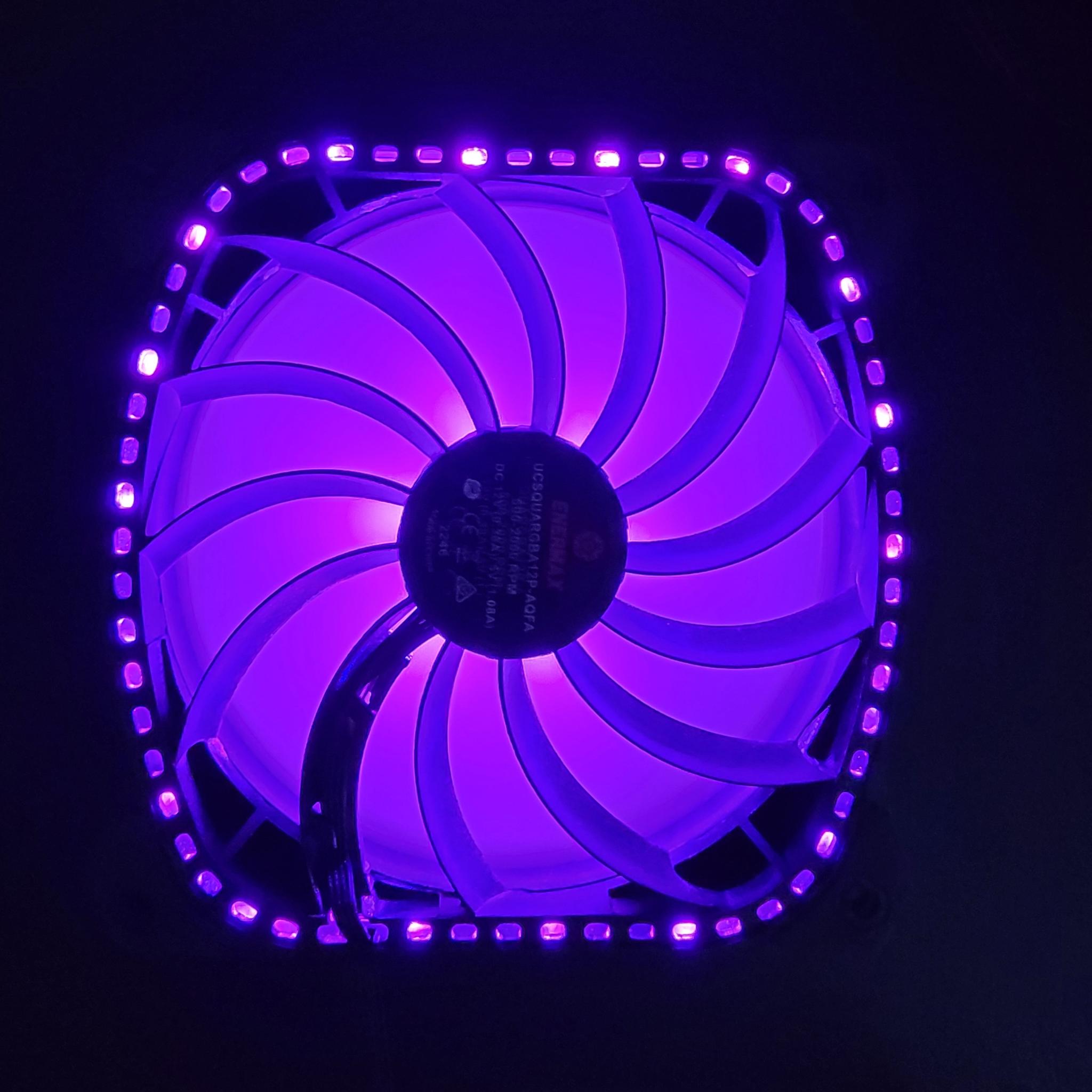 Enermax SquA RGB ADV 120mm ARGB PWM Fans – Full Working Set x12