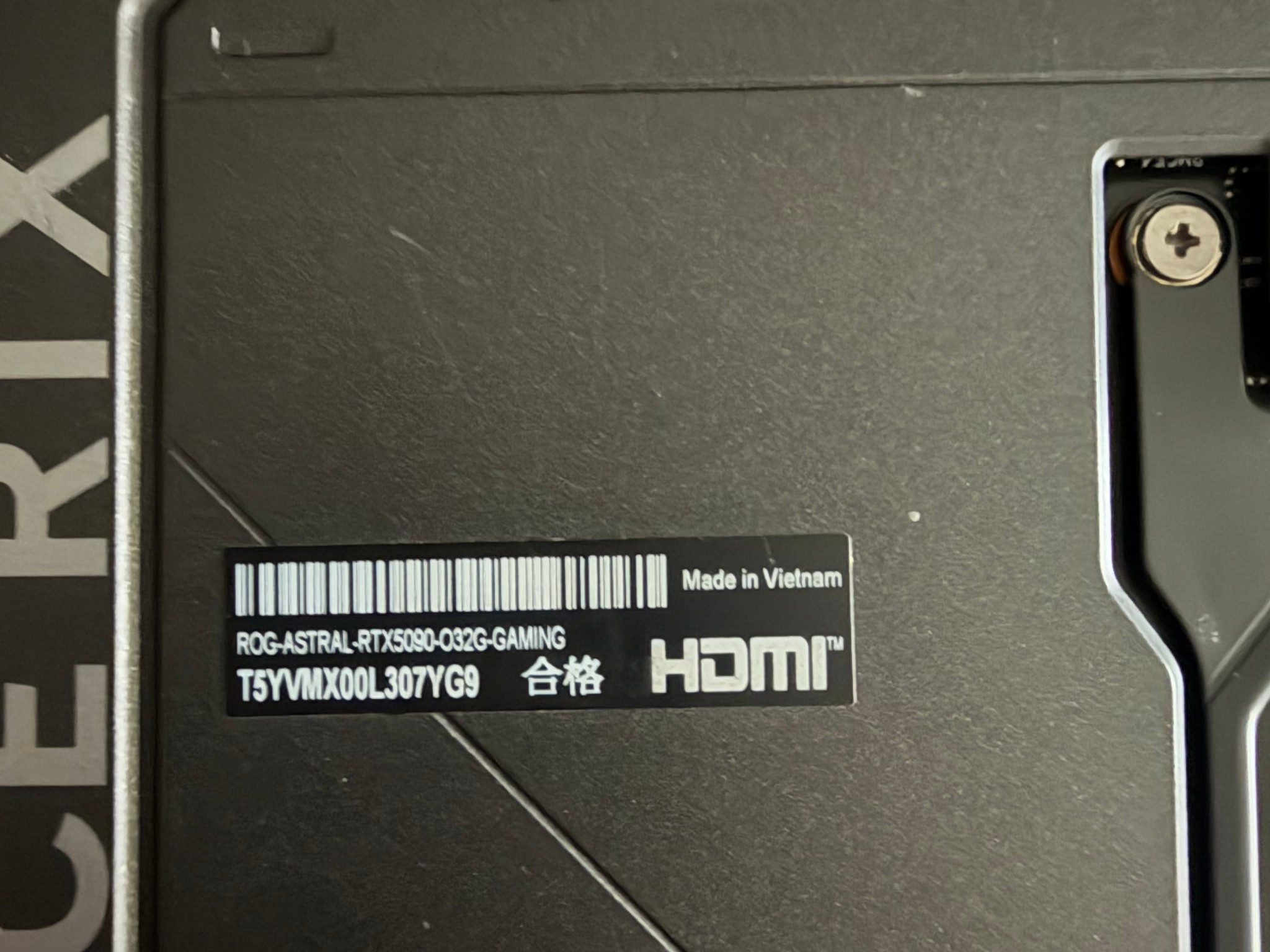 ASUS ROG Astral LC GeForce RTX 5090 32GB GDDR7 OC Edition