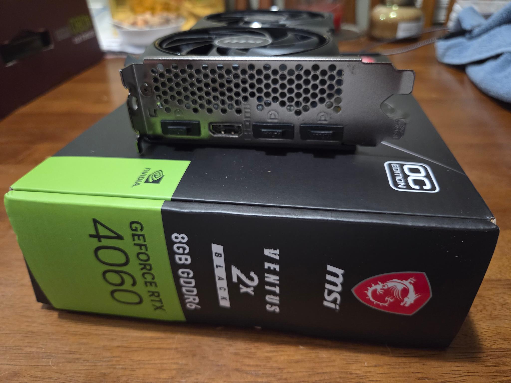 MSI VENTUS 2X BLACK GeForce RTX 4060