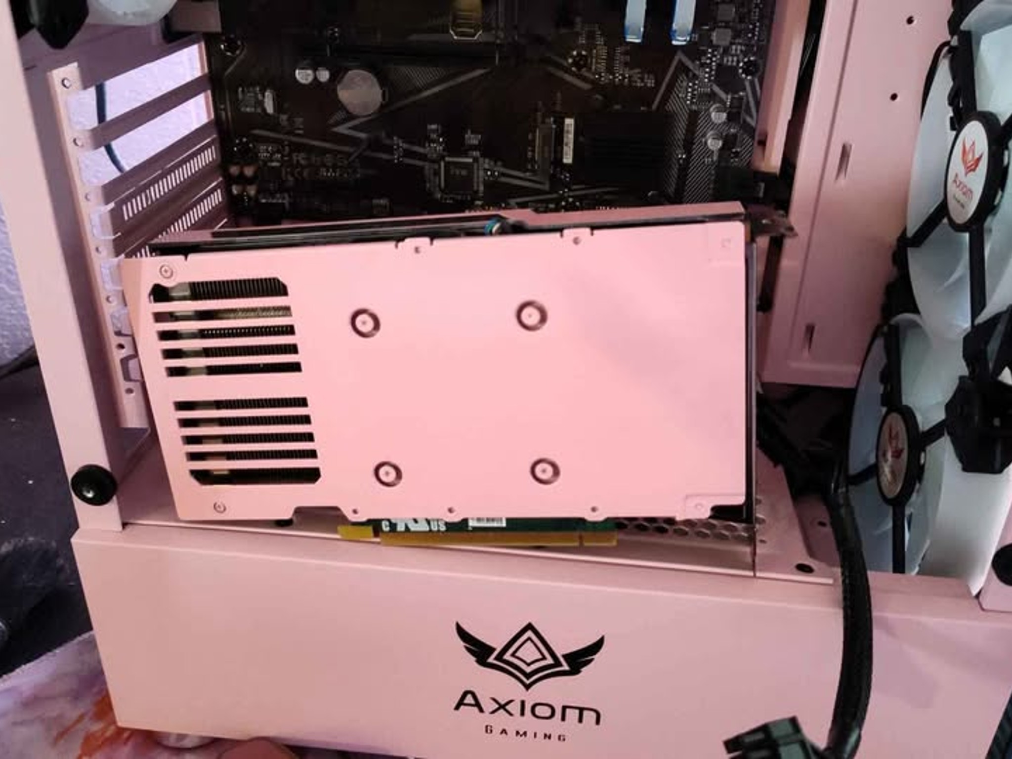 PINK Gaming PC AMD RYZEN 7 5700x RTX 3060Ti 8gb Video Editing Stream Tiktok Kick Twitch