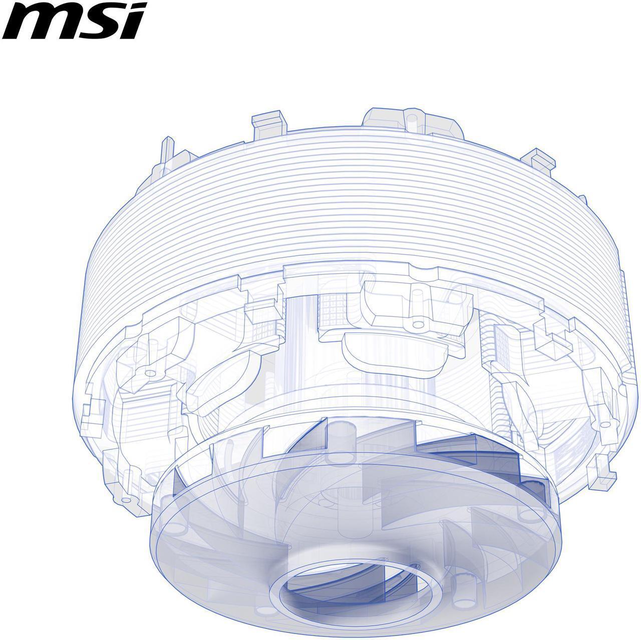 MSI MAG Coreliquid A13 360 White - AIO Liquid Cooler - EZ Connect - AM5/AM4/LGA 1700/1851 Compatible