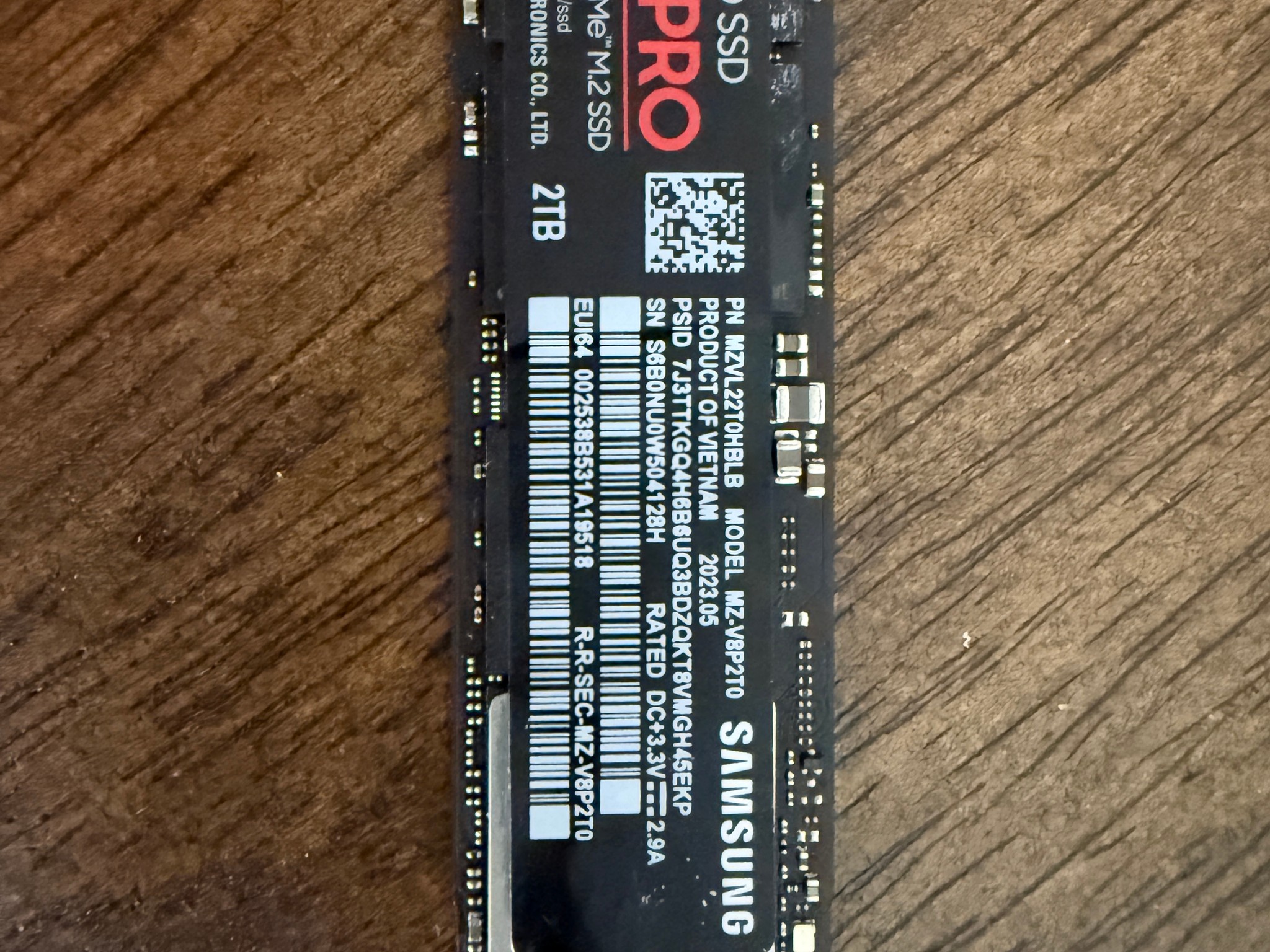 Samsung 980 Pro 2TB NVME SSD