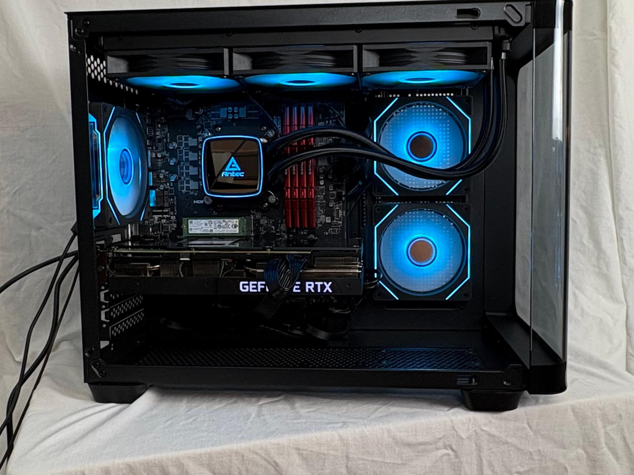 ♠️♣️ BLACK GAMING PC | RTX 3080 10GB | 1TB SSD | Ryzen 5 5600x | 32GB DDR4 | FREE SHIPPIN...