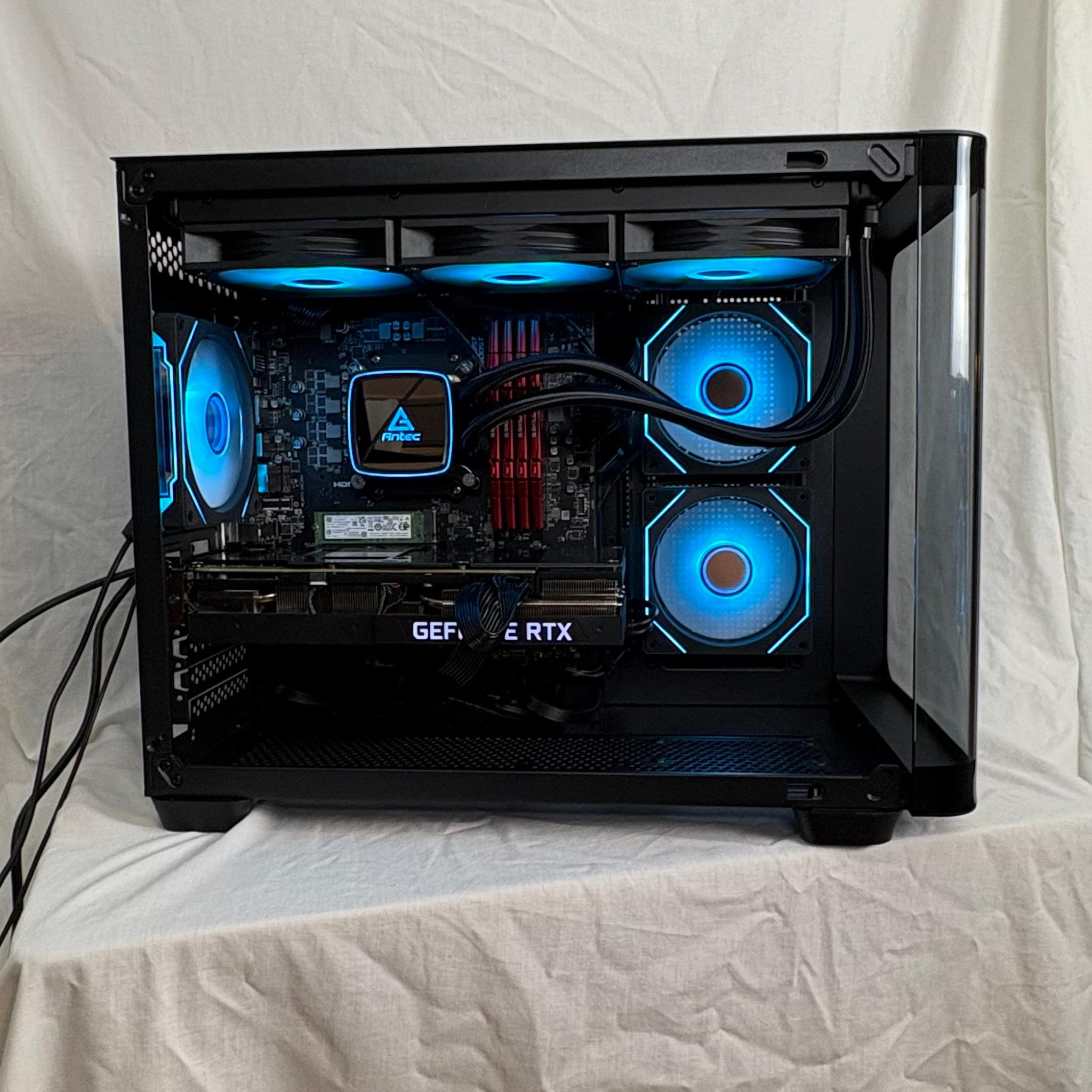 ♠️♣️ BLACK GAMING PC | RTX 3080 10GB | 1TB SSD | Ryzen 5 5600x | 32GB DDR4 | FREE SHIPPING! ♠️♣️