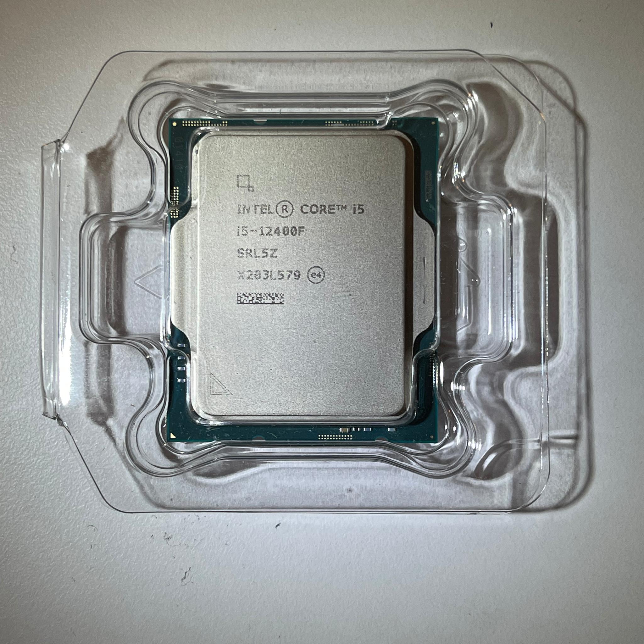 Intel Core i5-12400F 12thGen Alder Lake 6 Core 2.5GHz LGA 1700 65W CPU Processor with RGB Air Cooler