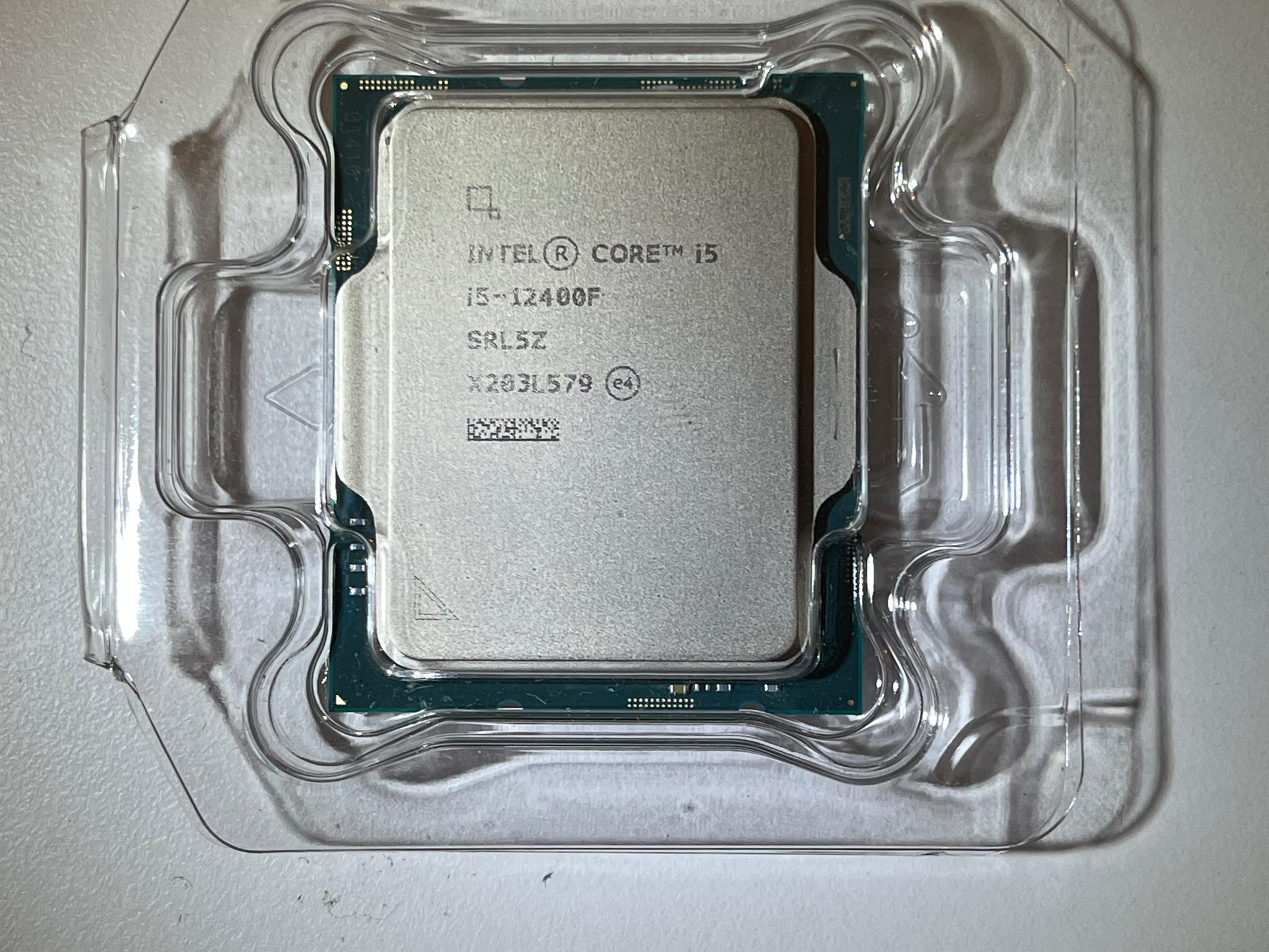Intel Core i5-12400F 12thGen Alder Lake 6 Core 2.5GHz LGA 1700 65W CPU Processor with RGB Air Cooler