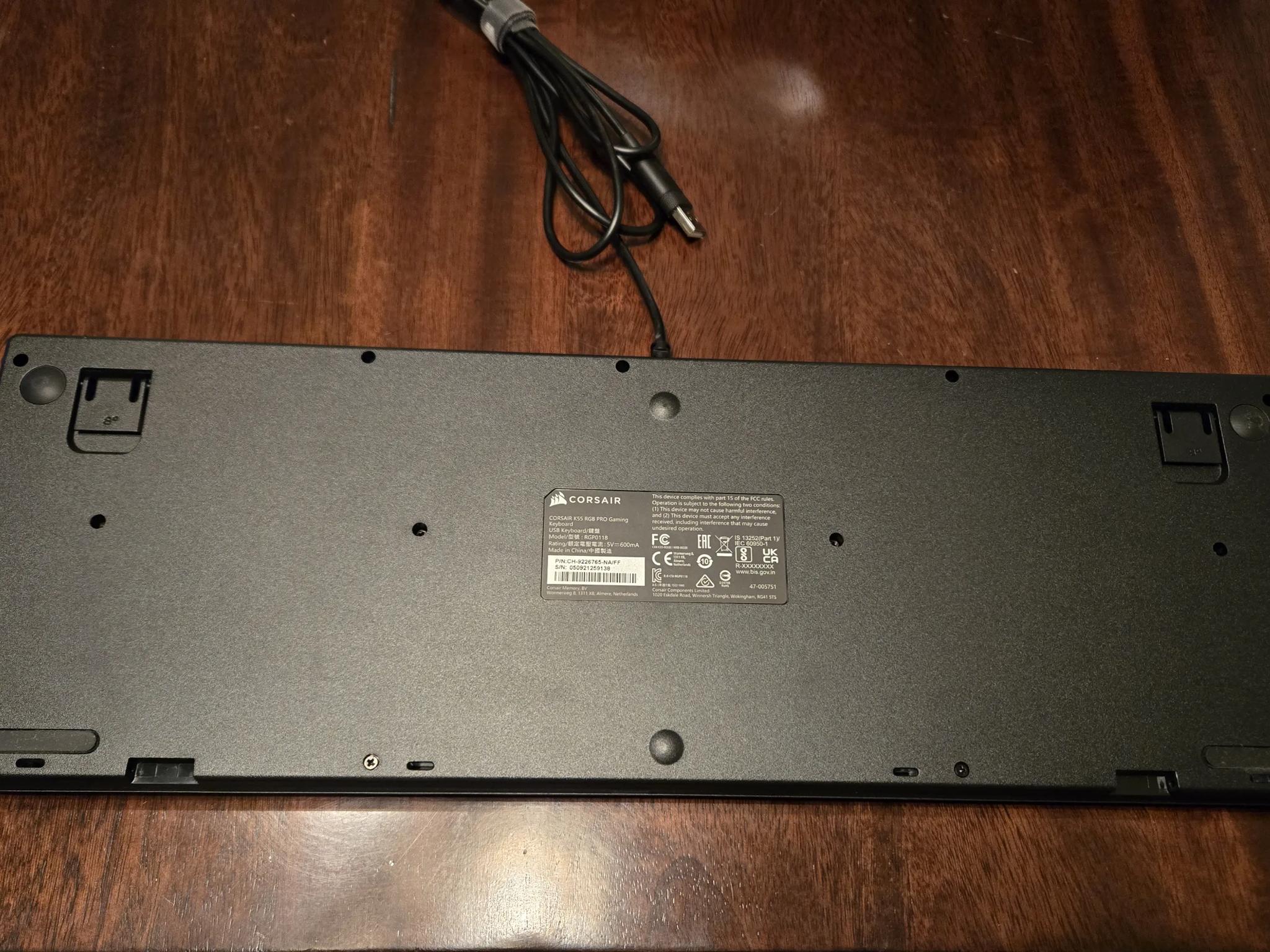 CORSAIR - K55 RGB PRO Gaming Keyboard