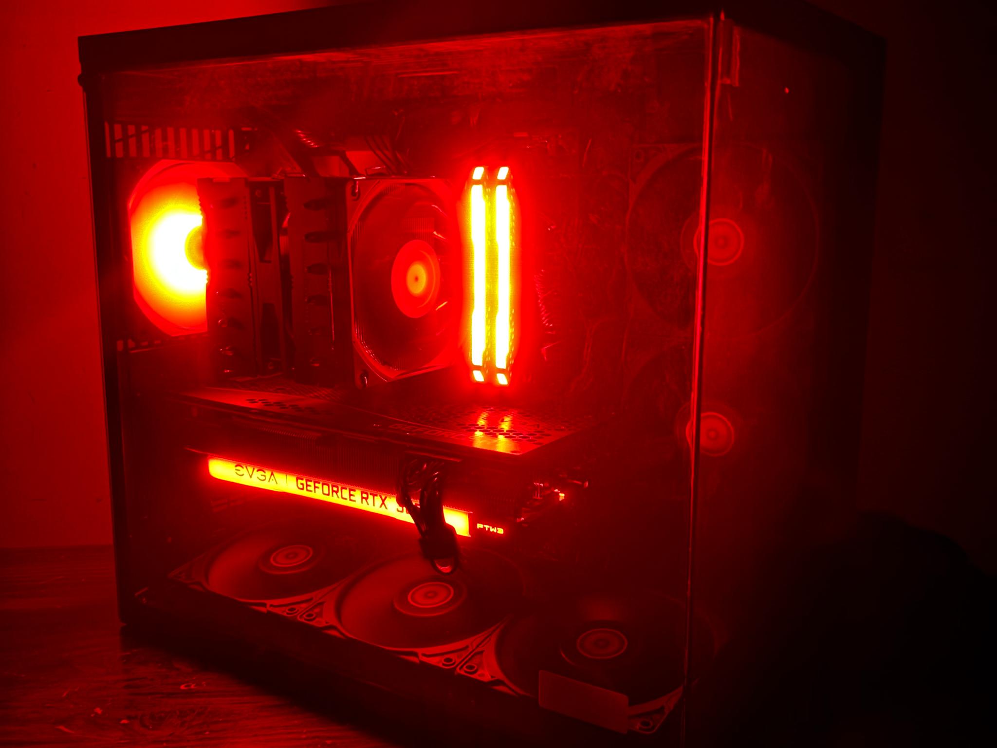 Mid-Range 1440p Code Red Gaming PC | RTX 3070 (8 GB) | Ryzen 5 5500 | 100% Set Up & Ready to Play