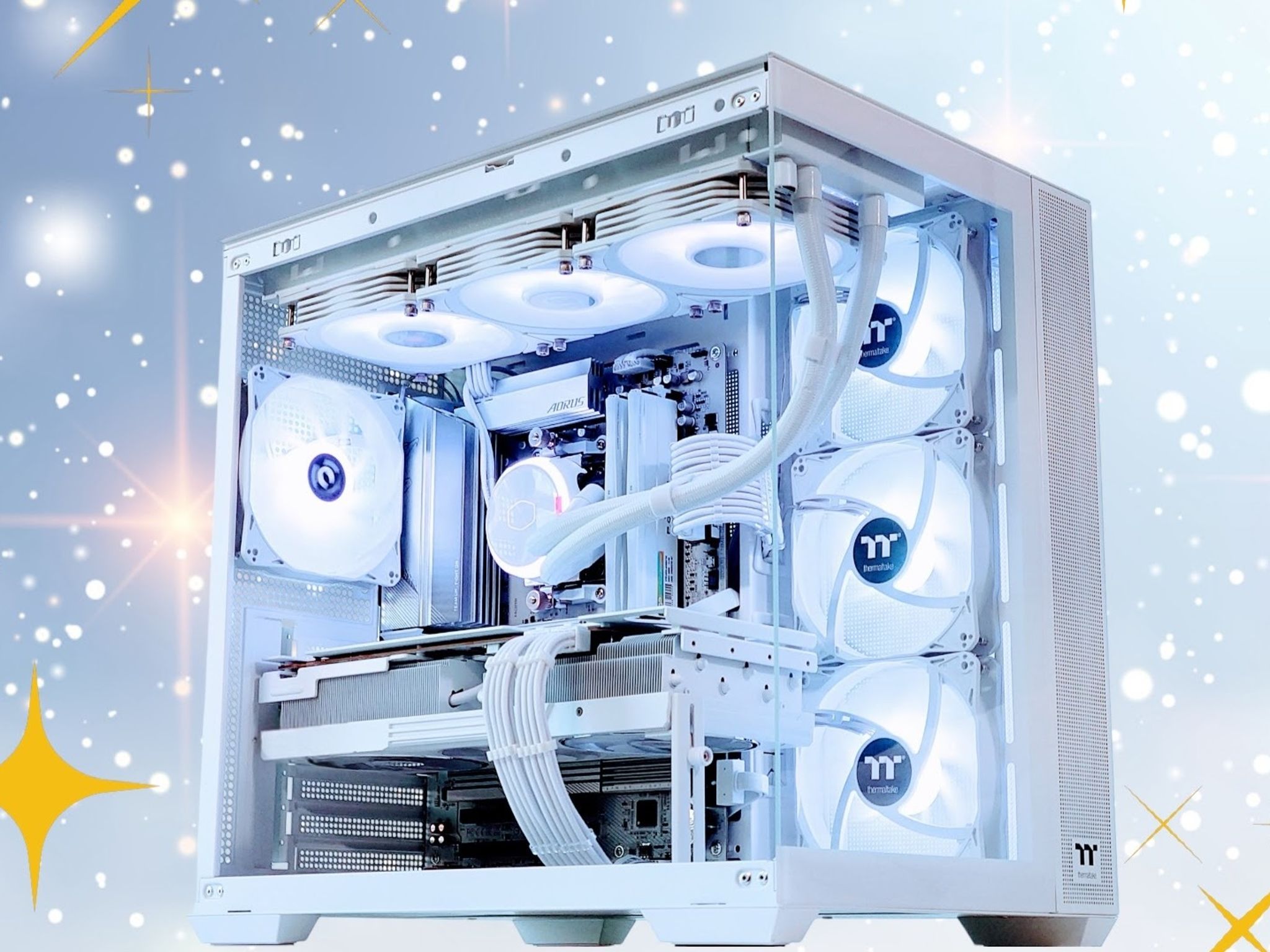❄️🤍Let It Snow!🌨️Nvidia RTX 4070 Super🌨️AMD Ryzen 7 8700F🌨️32GB DDR5🌨️1TB NVME