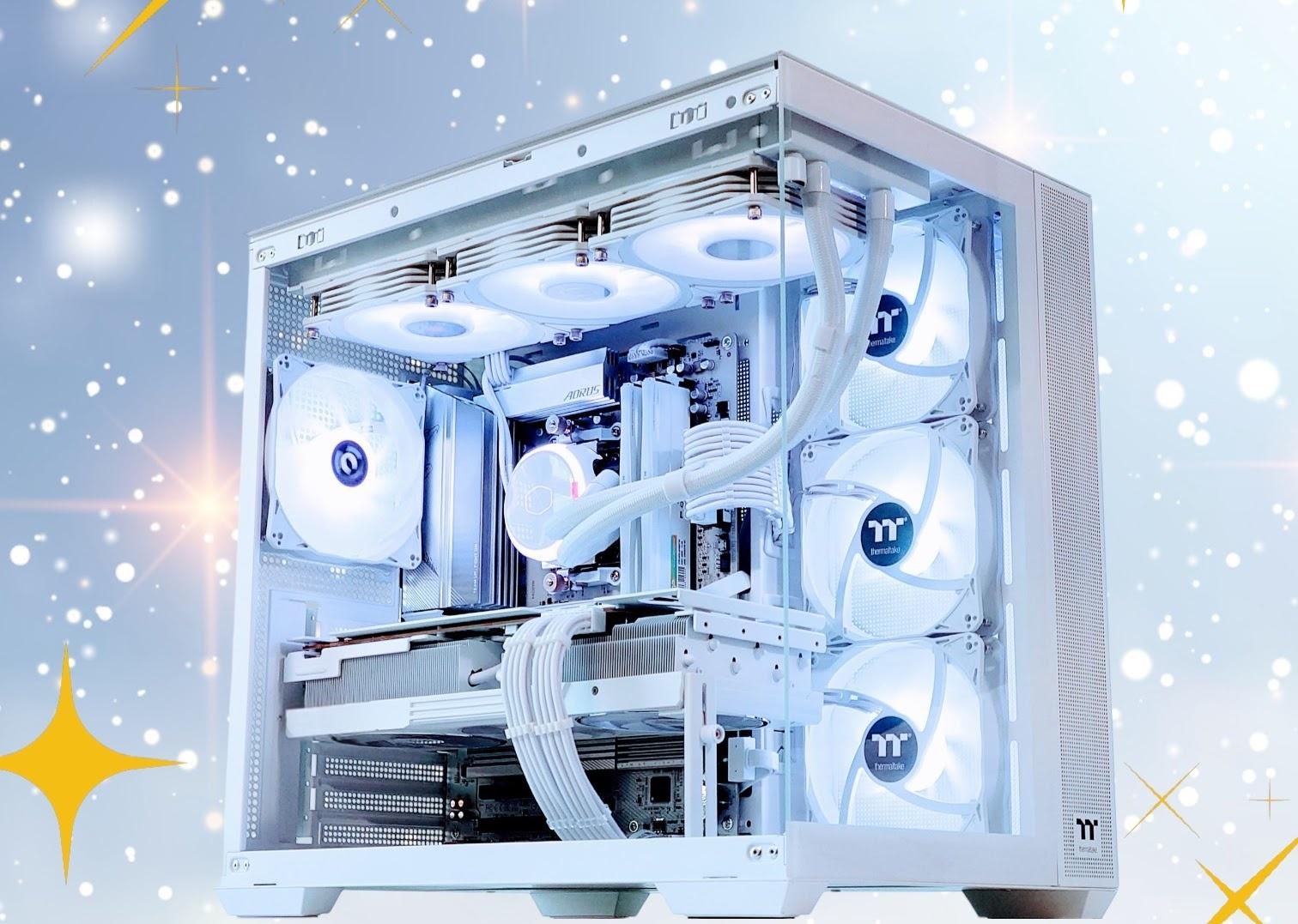 ❄️🤍Let It Snow!🌨️Nvidia RTX 4070 Super🌨️AMD Ryzen 7 8700F🌨️32GB DDR5🌨️1TB NVME