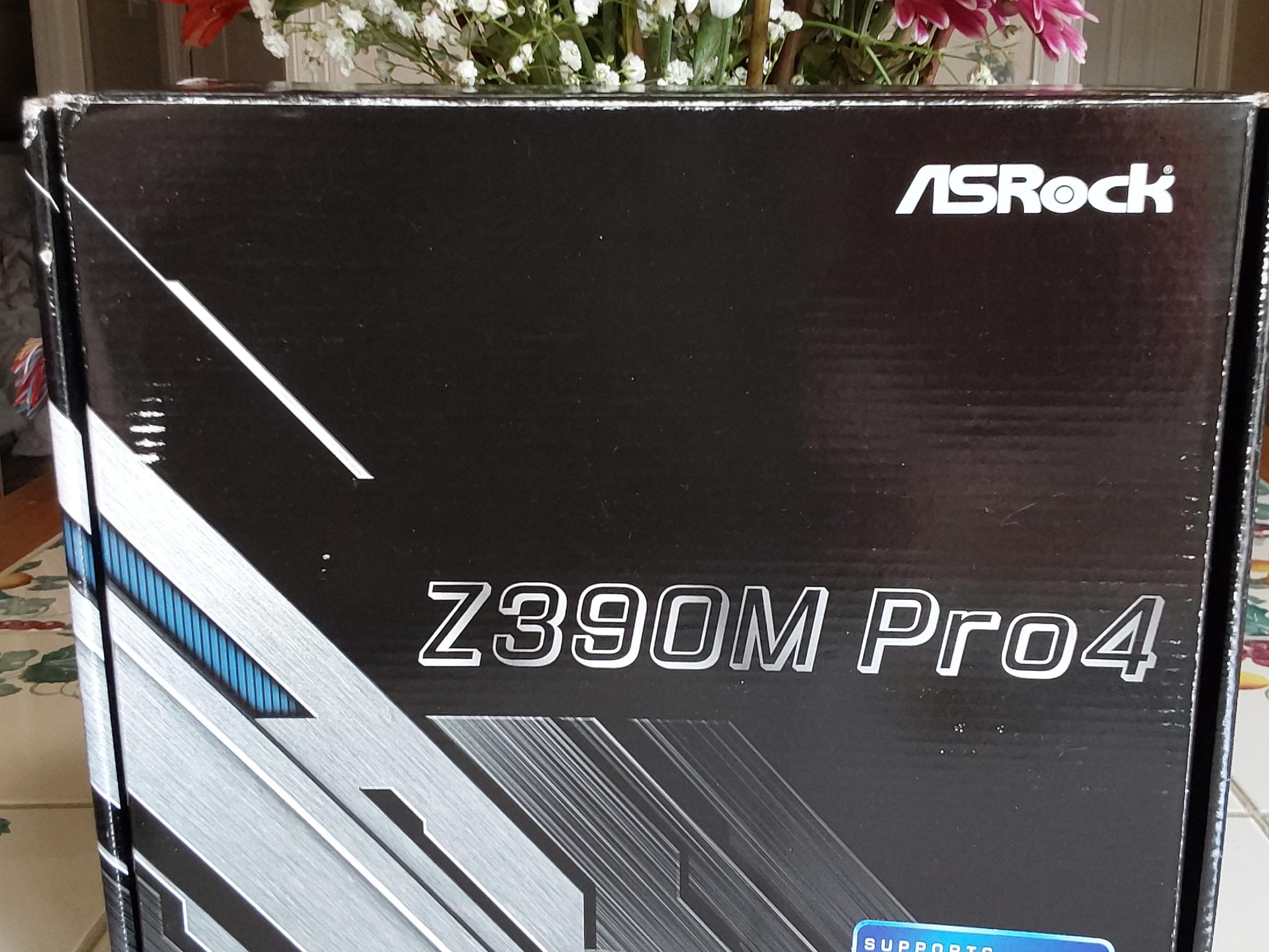 NEW ASRock Z390M Pro4 Intel Z390 LGA 1151 Micro ATX Motherboard