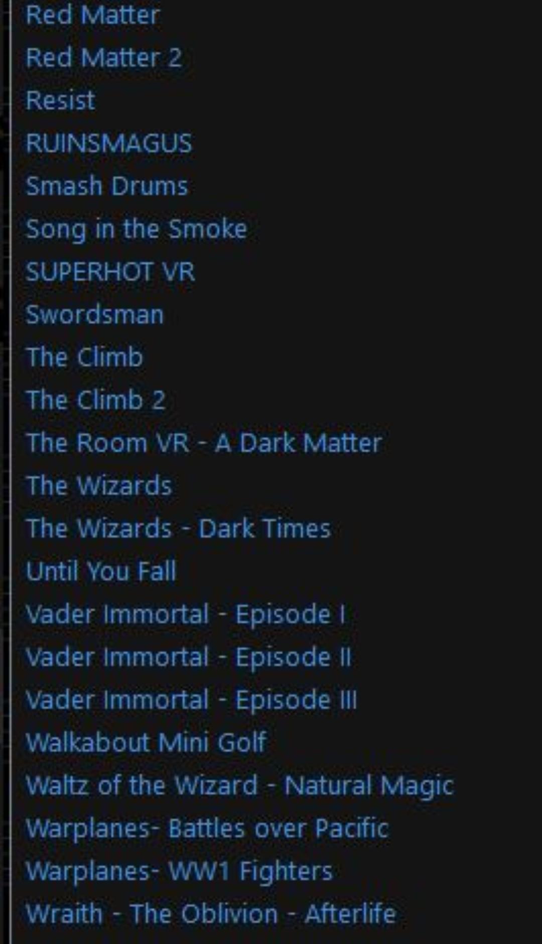 Meta Oculus Quest With Games And Accessories.