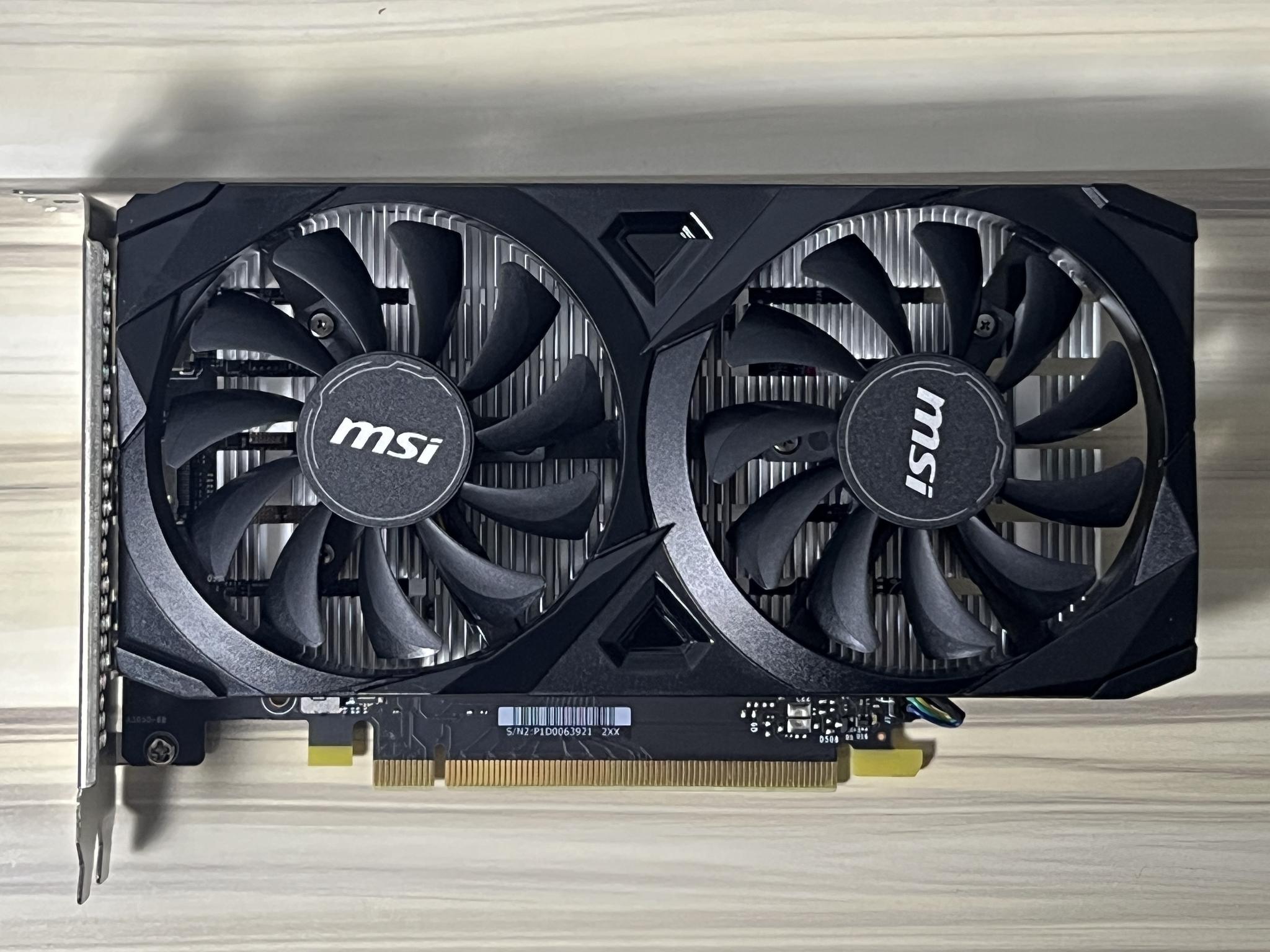 MSI RTX 3050 Ventus 2X 6gb OC