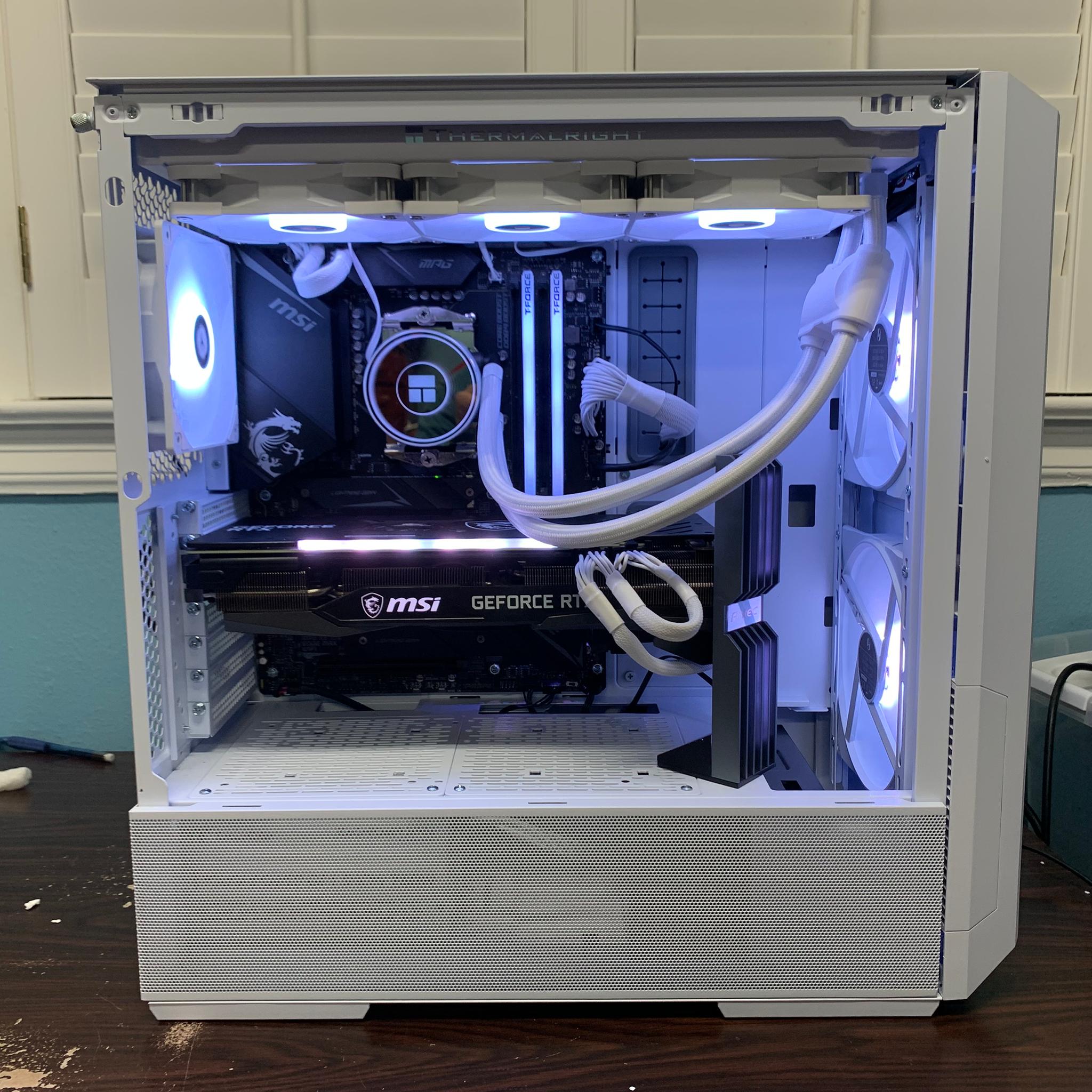 White Steel |Ryzen 7 5700X|RTX 3070 8GB|32GB RAM|2TB SSD|Windows 11 Pro
